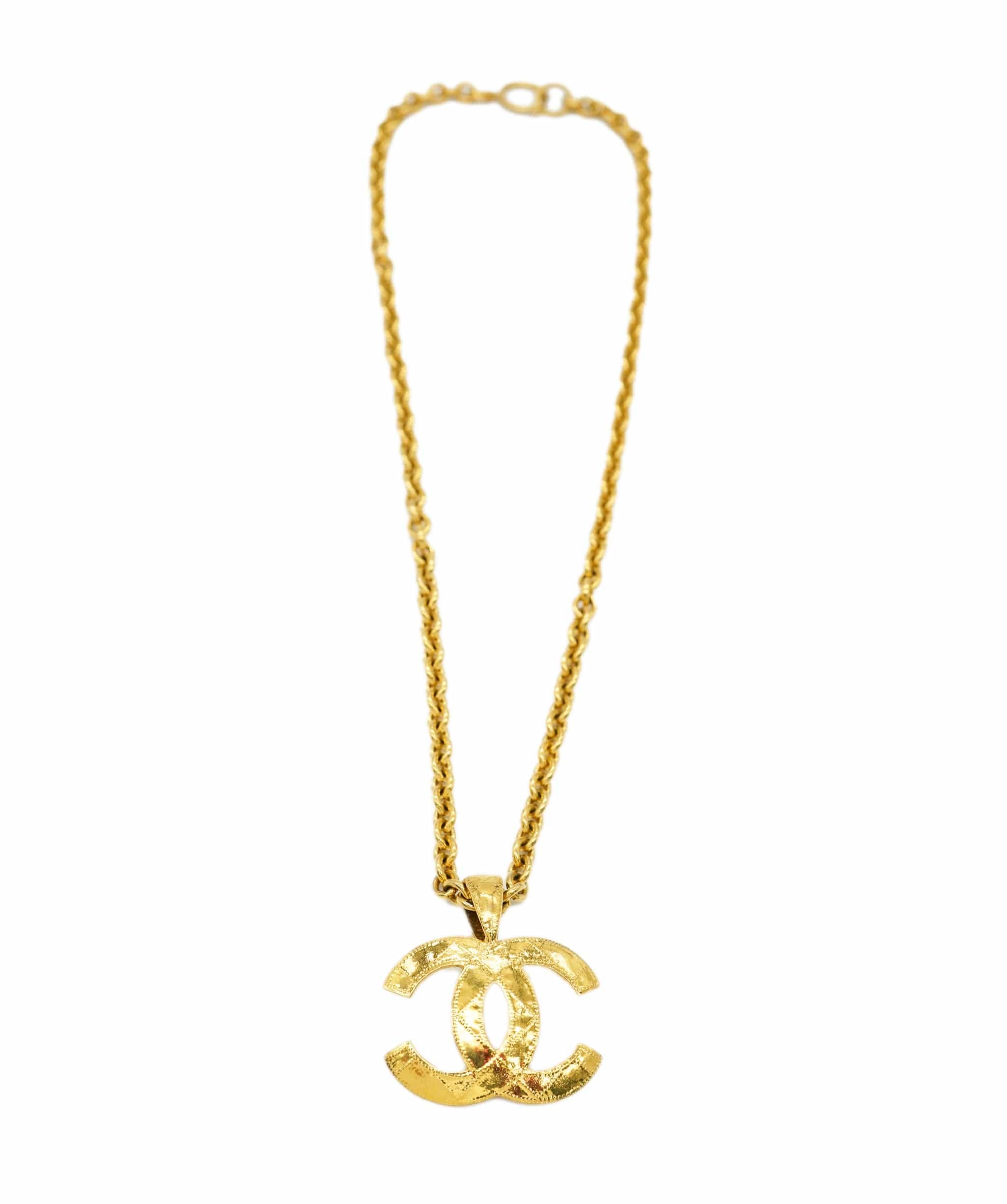 CHANEL CC MATELASSE CHAIN NECKLACE XL ALC2092