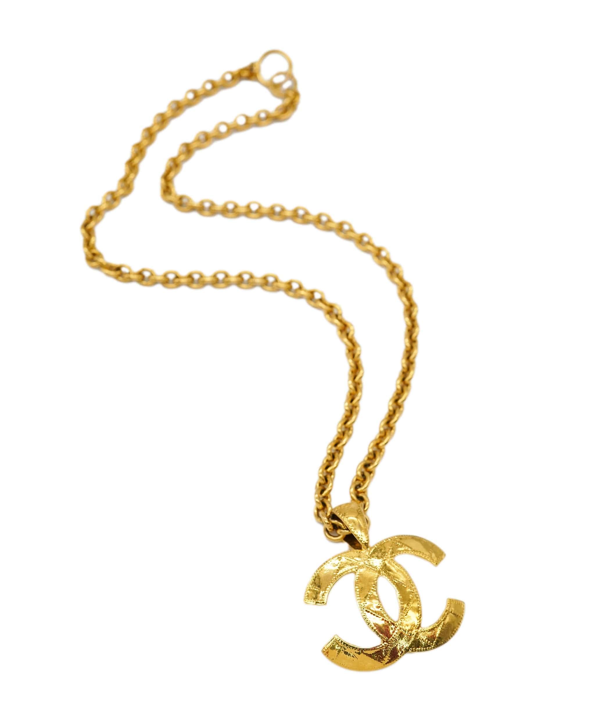 CHANEL CC MATELASSE CHAIN NECKLACE XL ALC2092