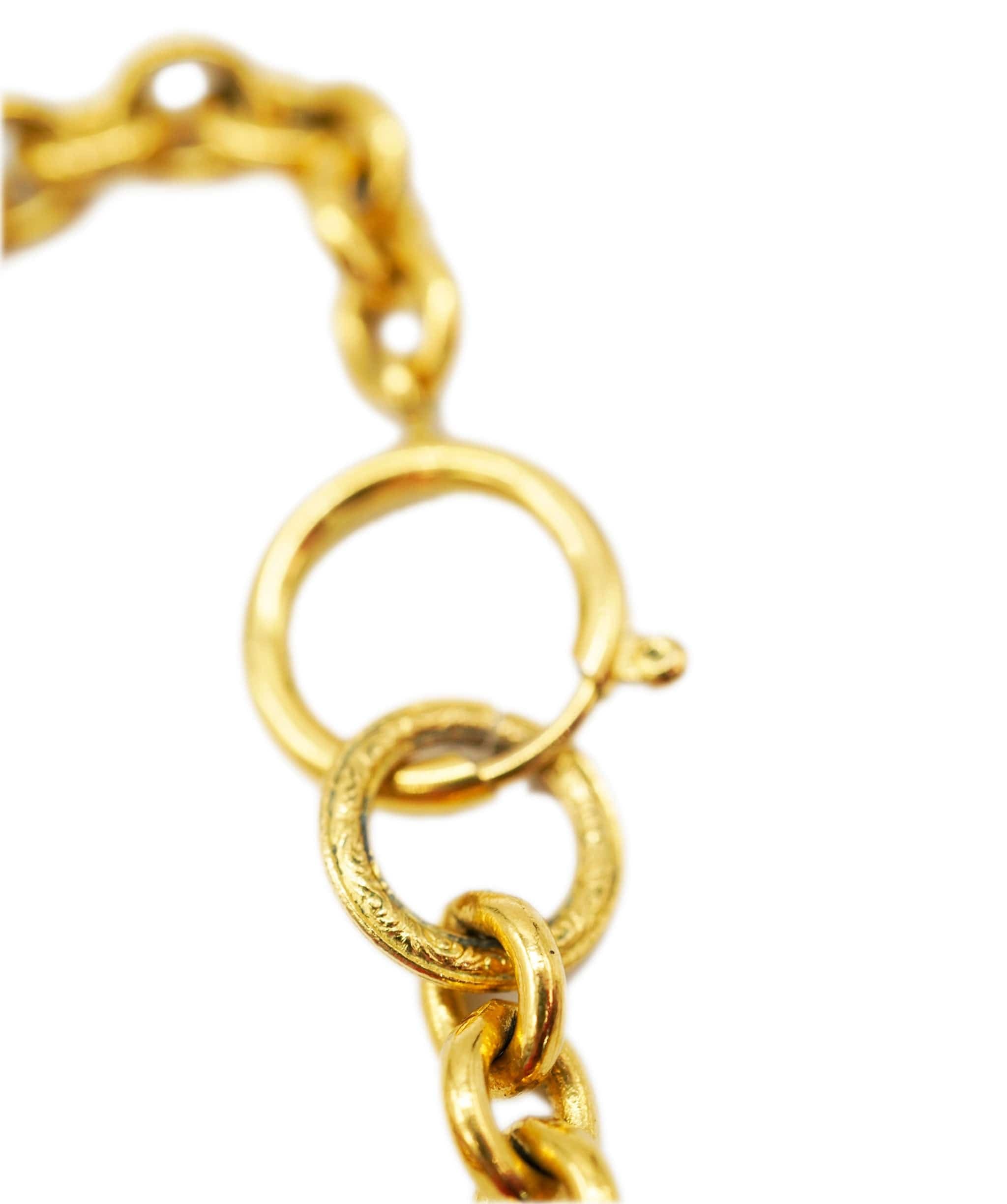 CHANEL CC MATELASSE CHAIN NECKLACE XL ALC2092