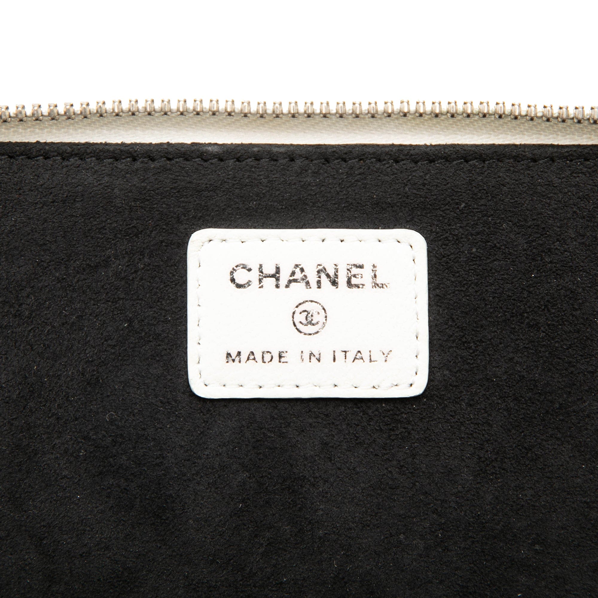 Chanel Large Quilted Lambskin Top Handle Jewelry Box With Chain