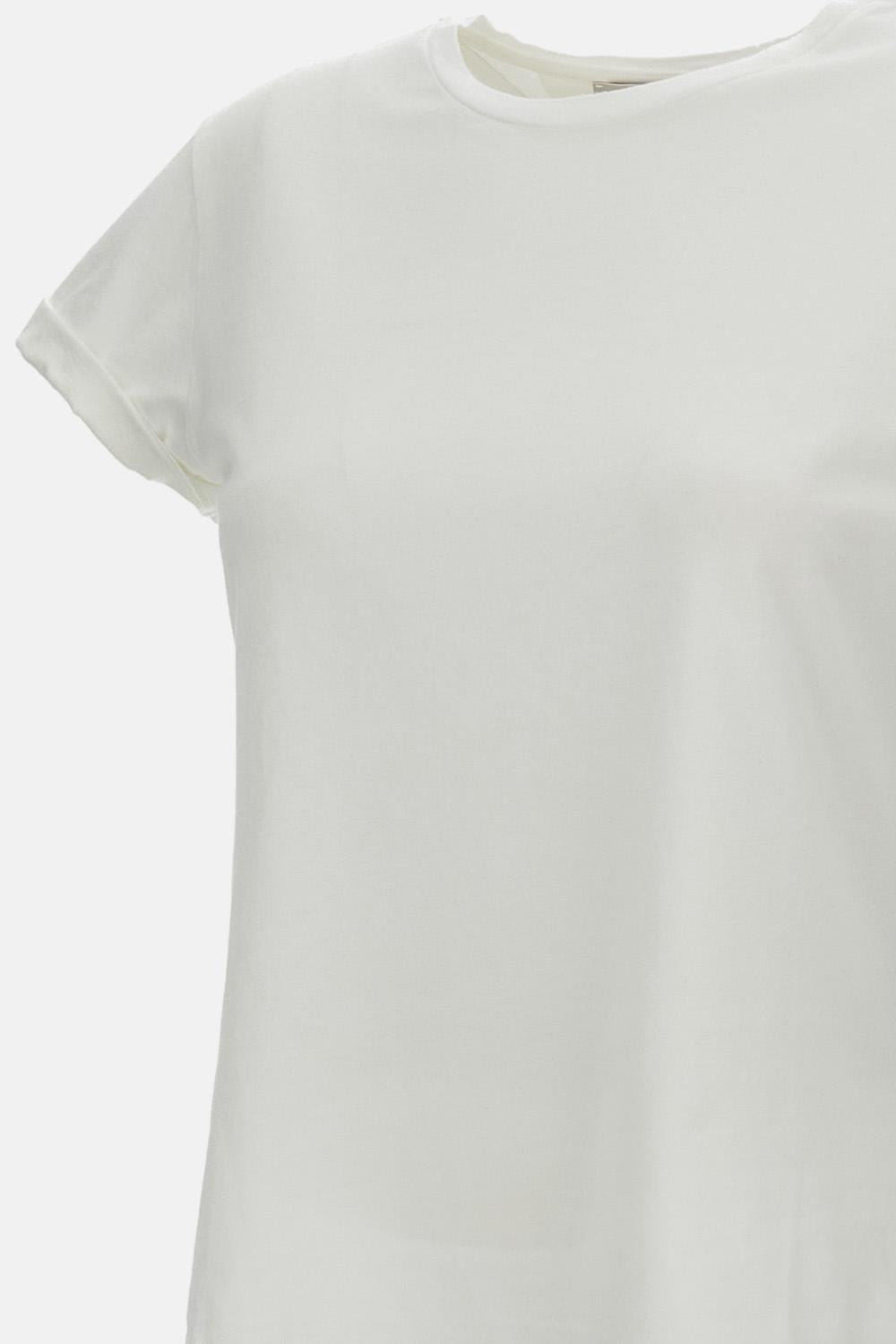 Golden Goose MAGLIETTA SLIM IN COTONE VISSUTO