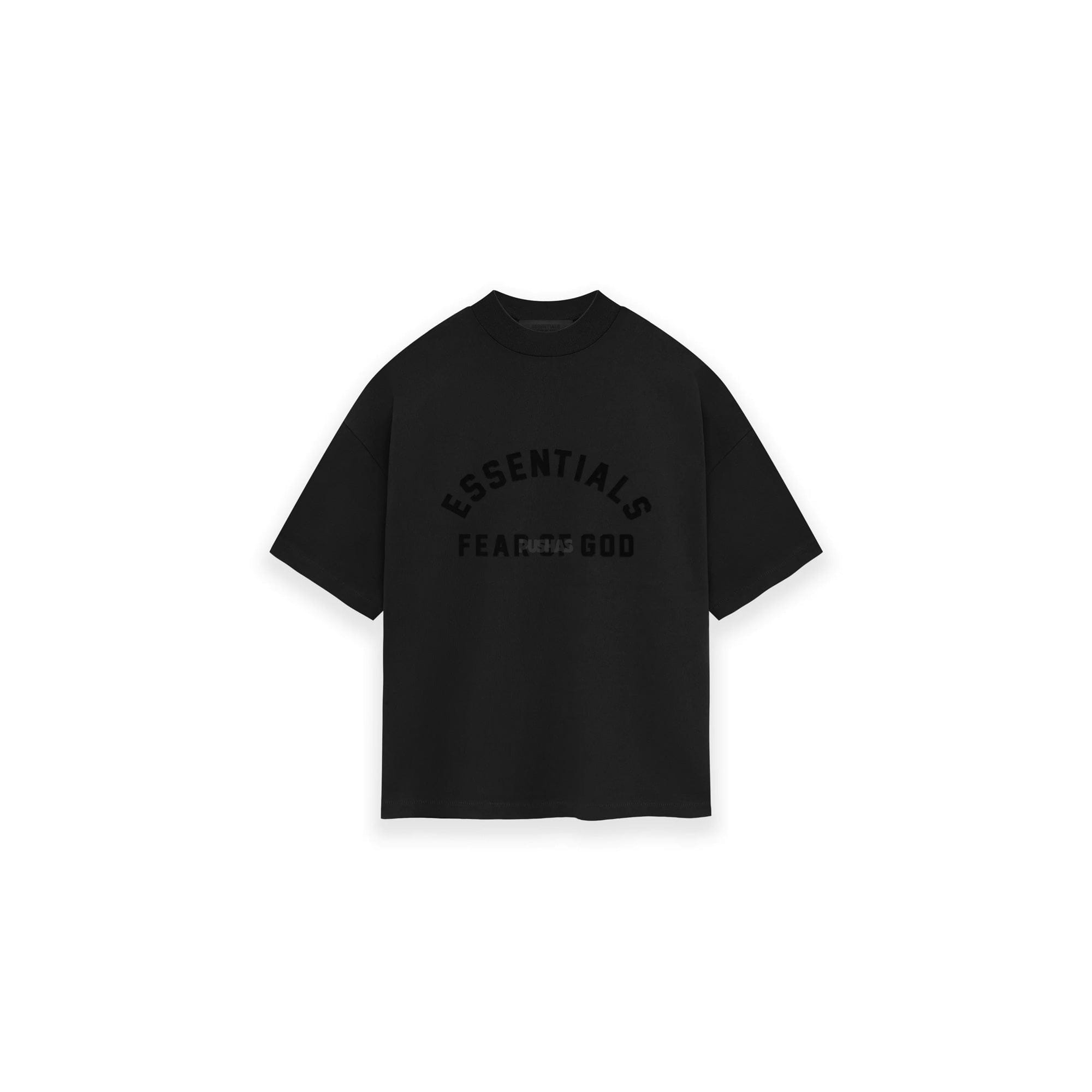 Fear of God Essentials Heavy Jersey Crewneck T - shirt Jet Black (2024)
