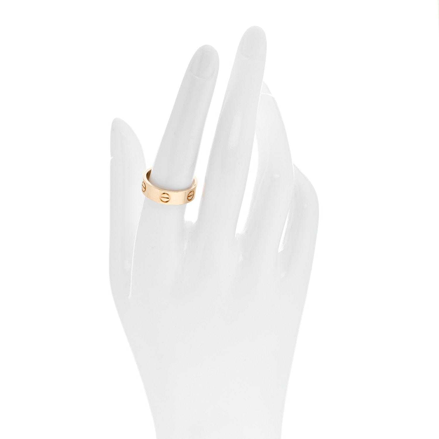 Cartier 18K Yellow Gold 5.5 mm LOVE Ring 55 7.25
