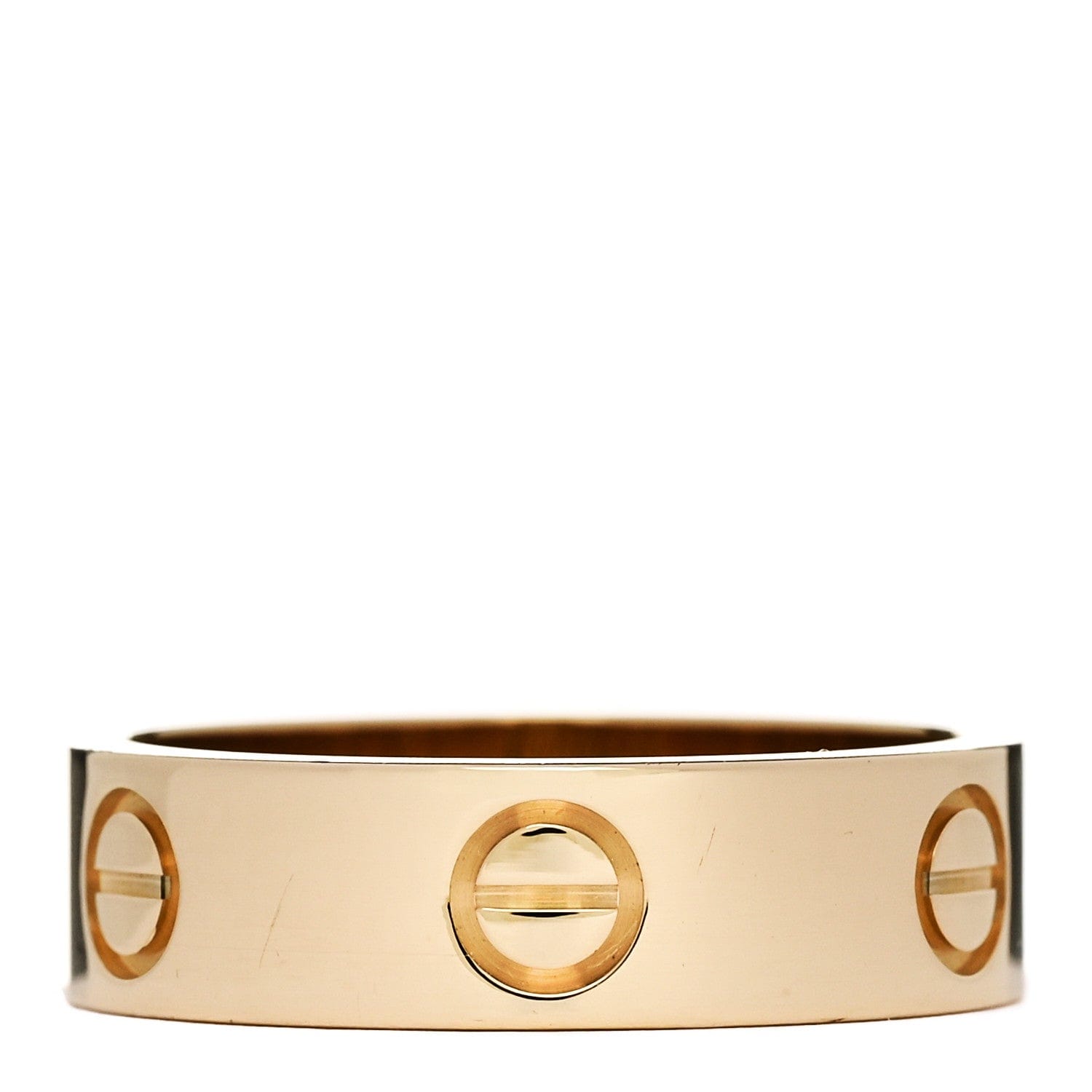 Cartier 18K Yellow Gold 5.5 mm LOVE Ring 55 7.25