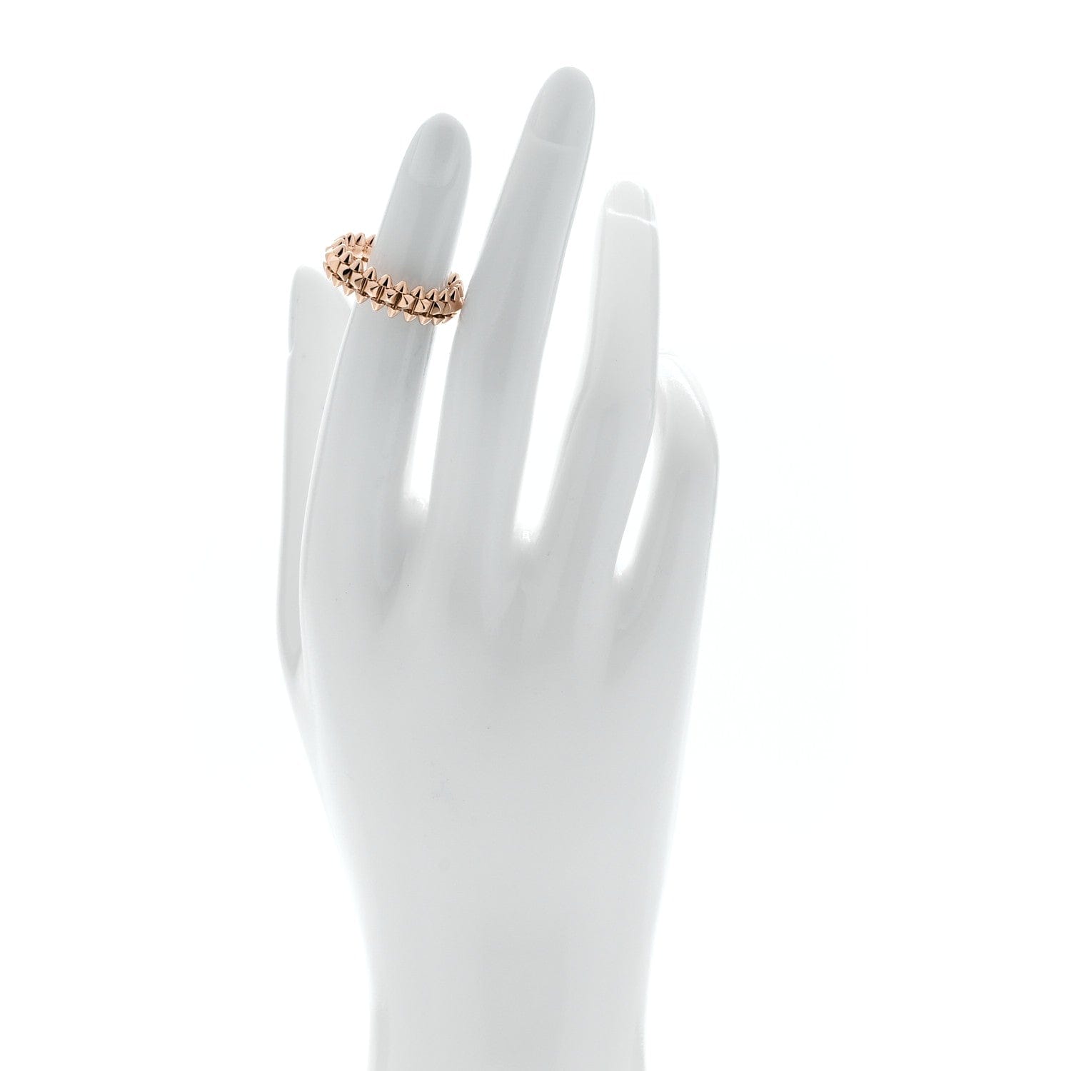 Cartier 18K Pink Gold SM Clash De Cartier Ring 55 7.25