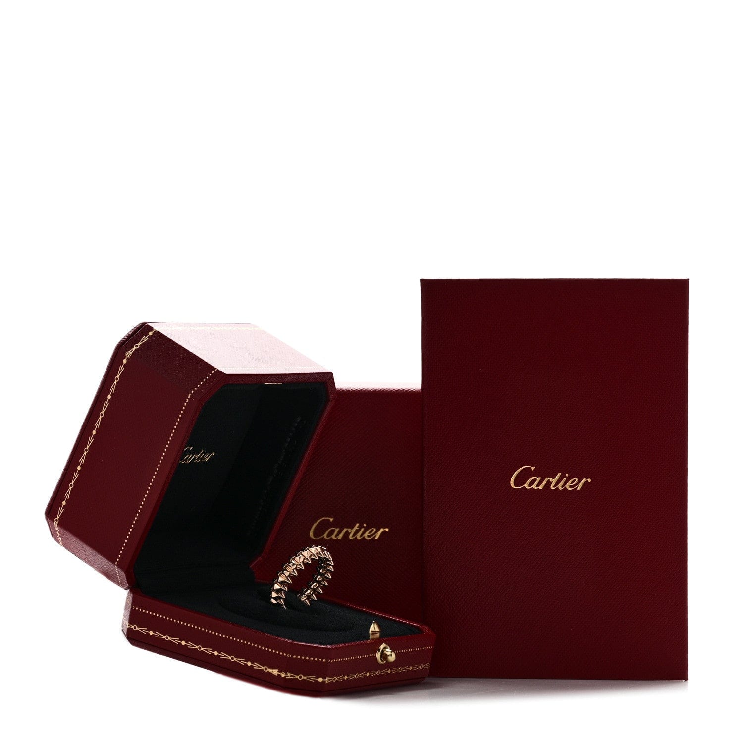Cartier 18K Pink Gold SM Clash De Cartier Ring 55 7.25