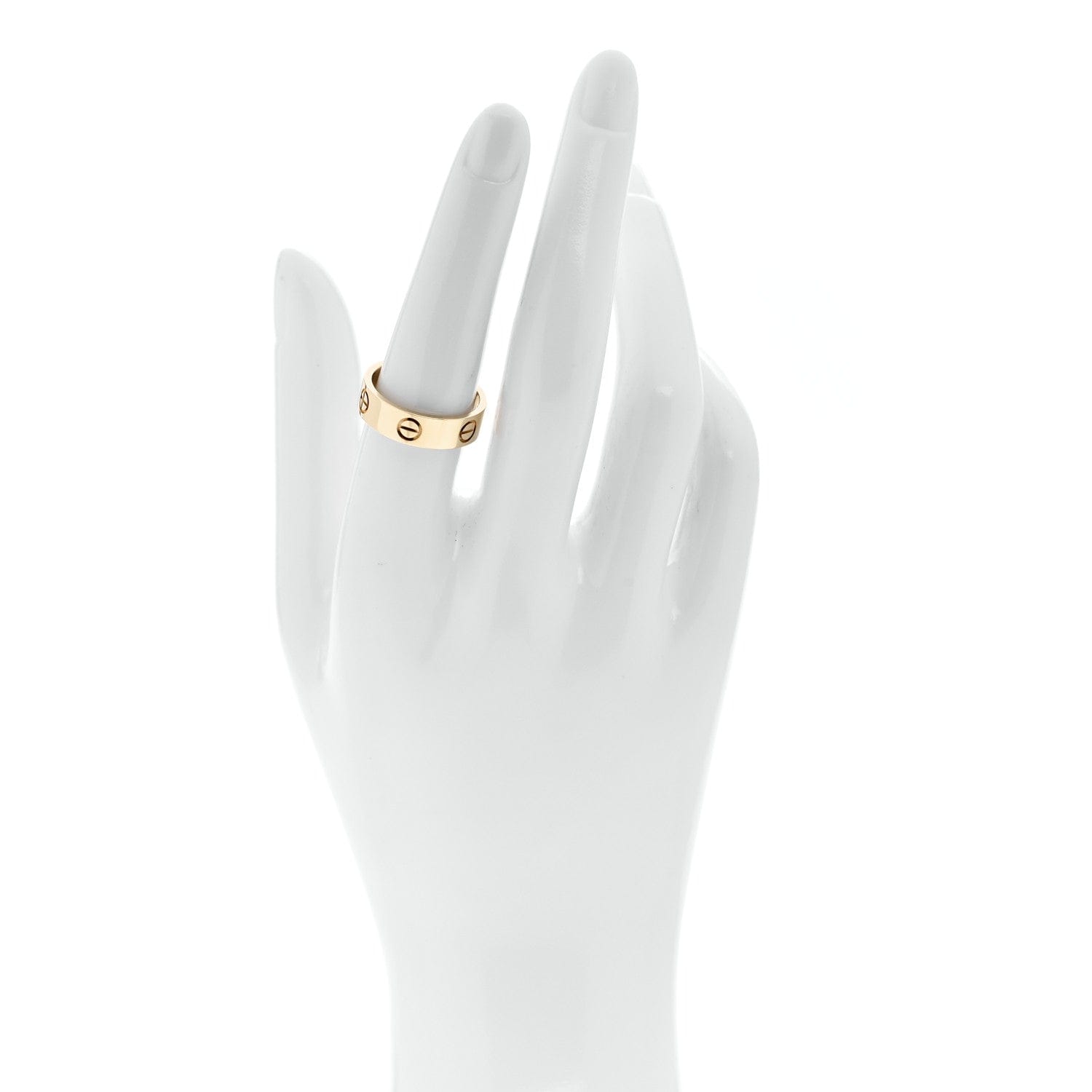 Cartier 18K Yellow Gold 5.5 mm LOVE Ring 54 7