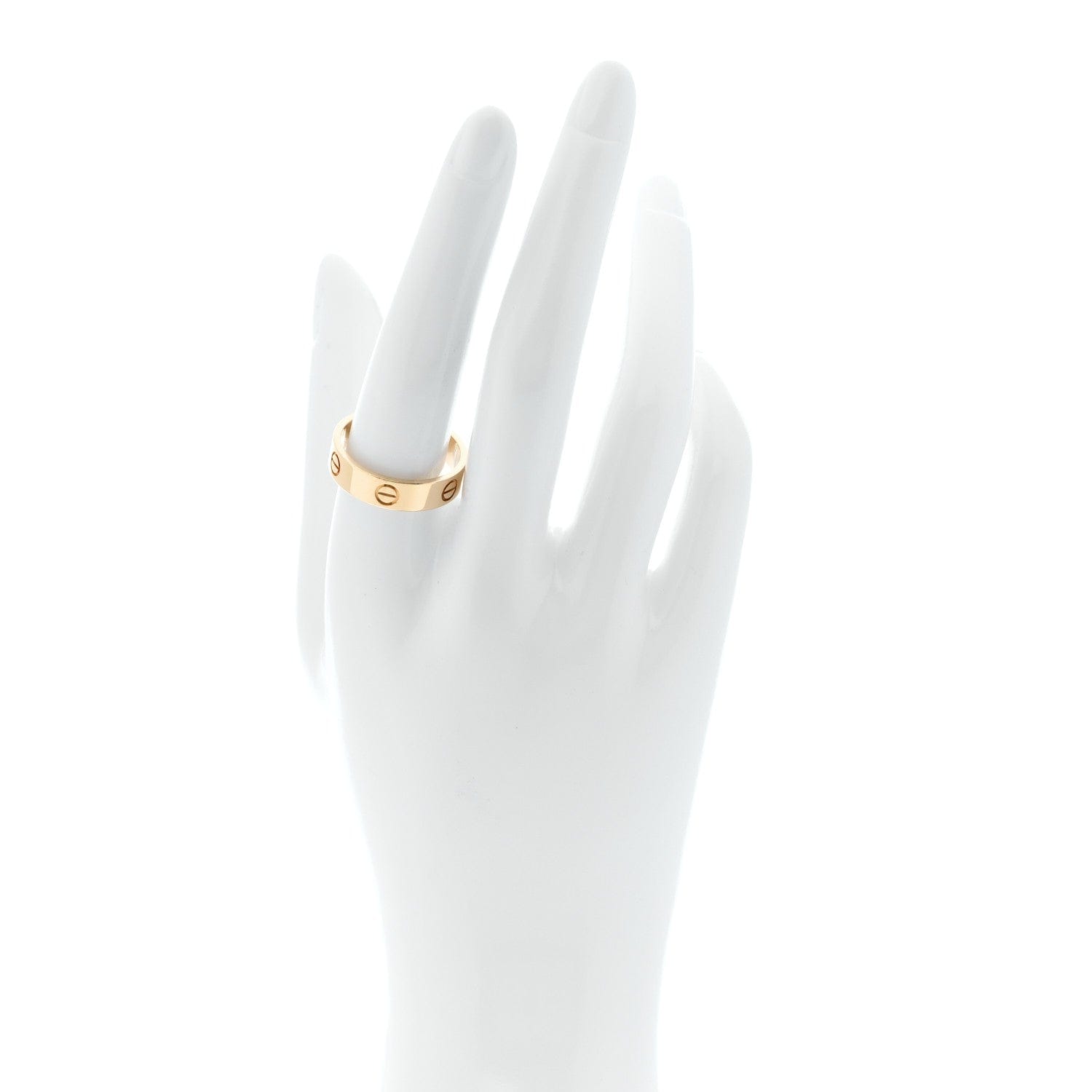 Cartier 18K Yellow Gold 5.5 mm LOVE Ring 61 9.5