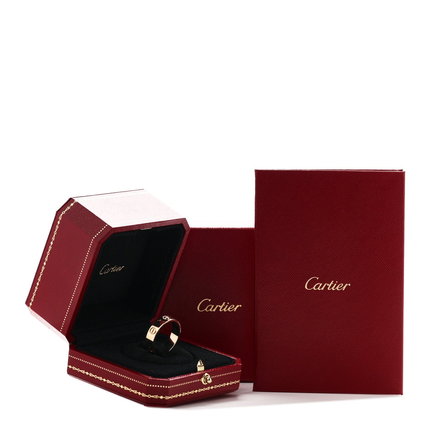 Cartier 18K Yellow Gold 5.5 mm LOVE Ring 61 9.5