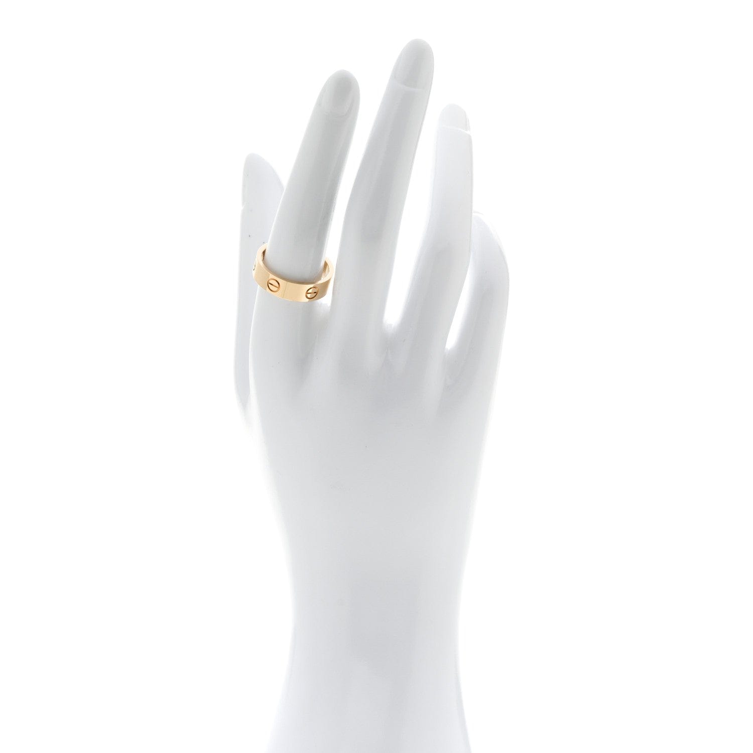 Cartier 18K Yellow Gold 5.5 mm LOVE Ring 58 8.5