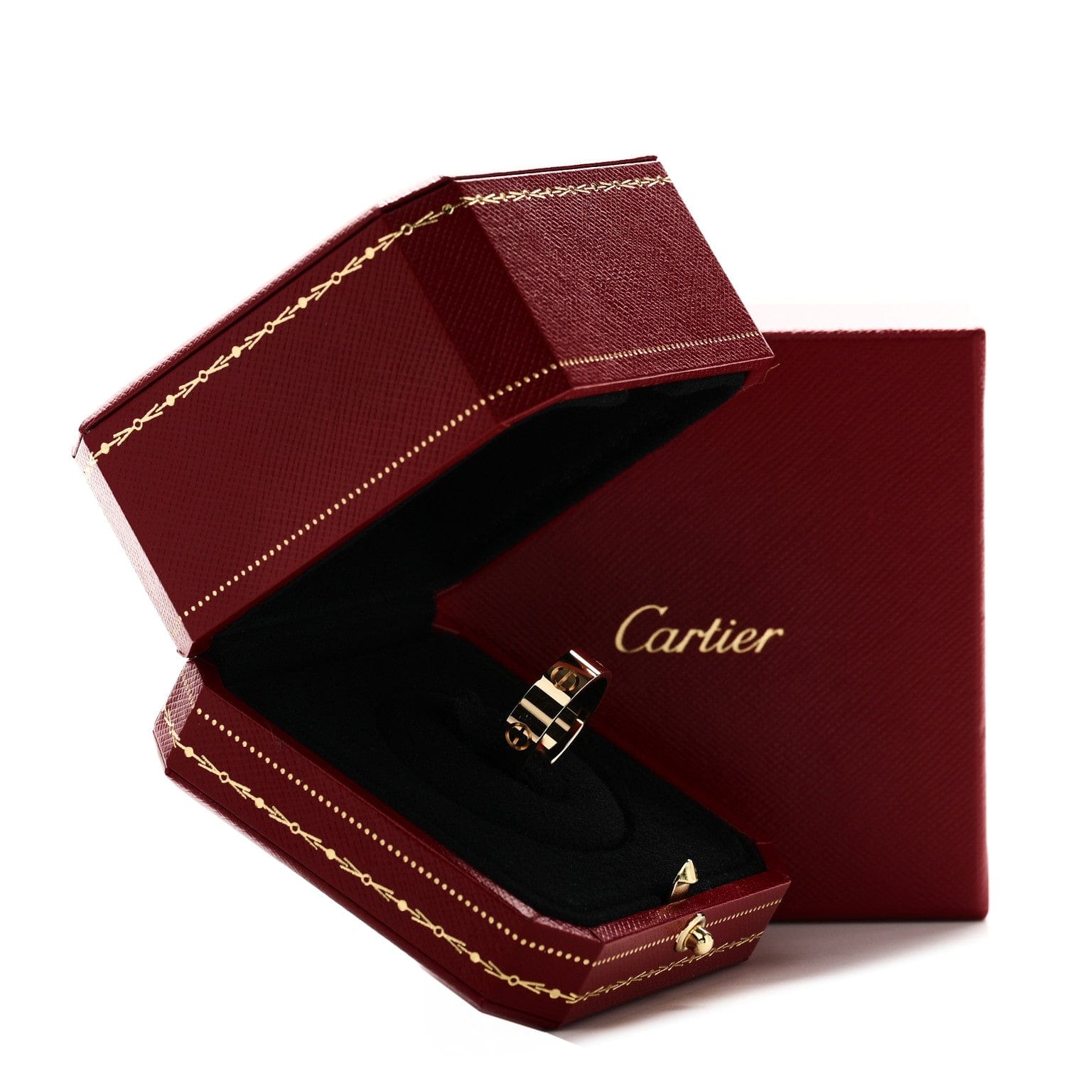 Cartier 18K Yellow Gold 5.5 mm LOVE Ring 58 8.5