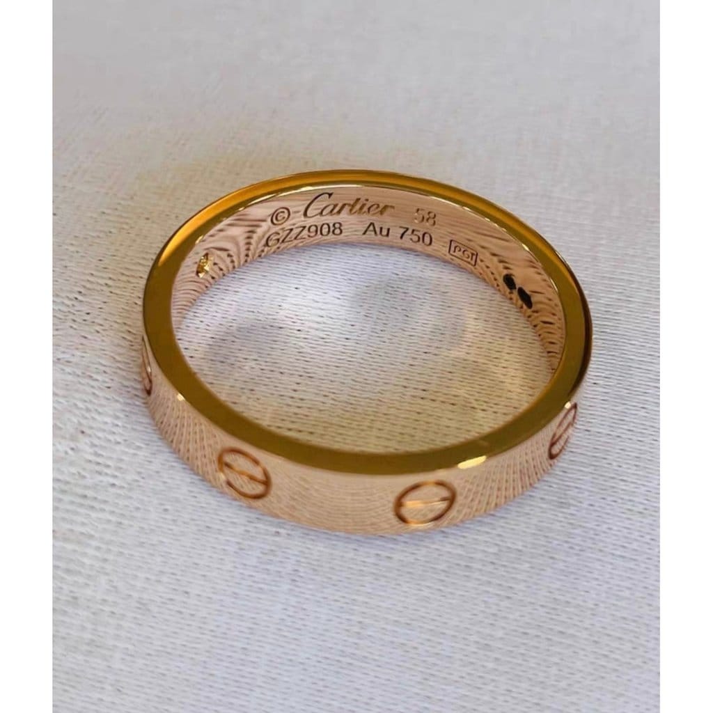 Cartier Love Pink Gold Ring