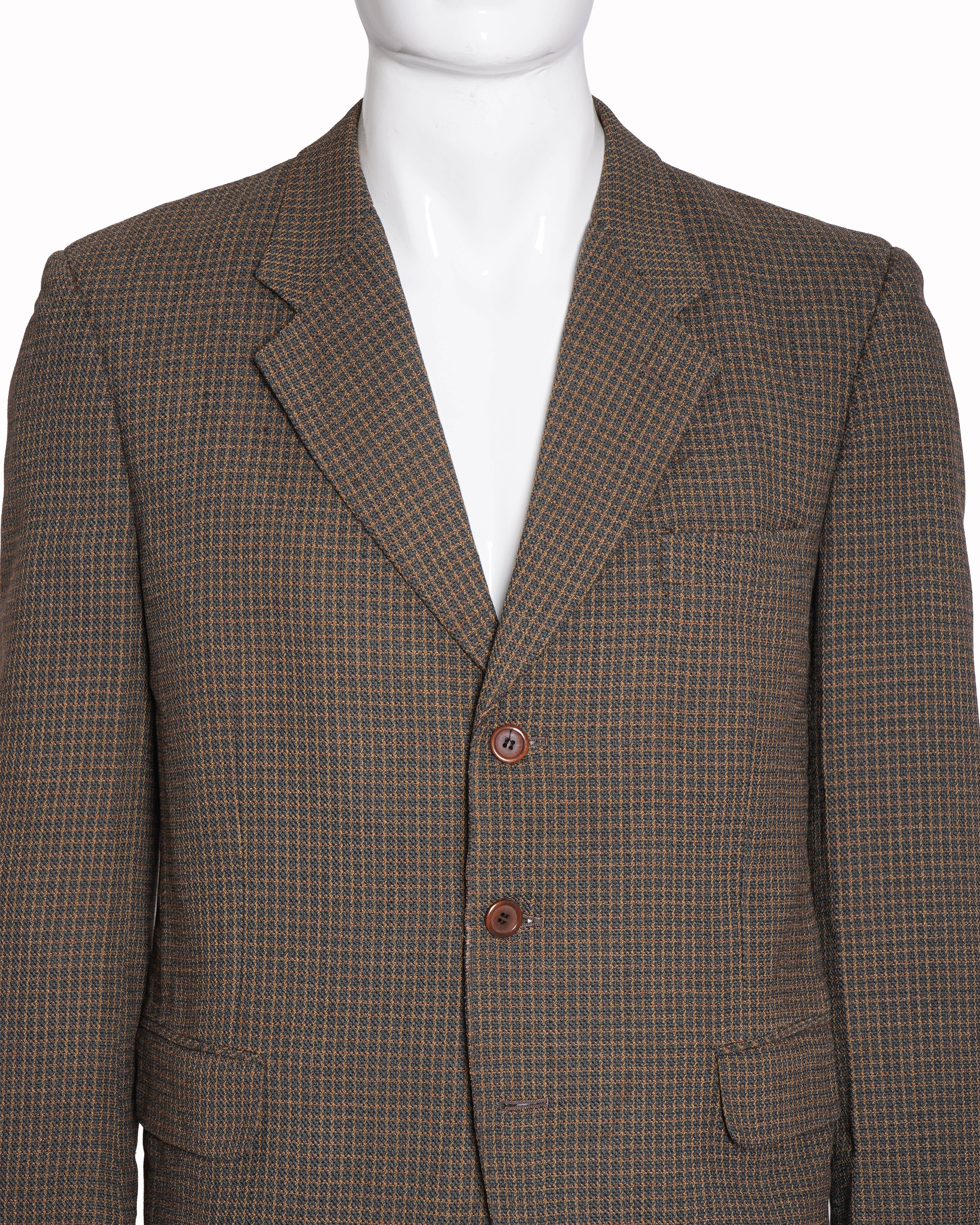 Saint Laurent checkered blazer