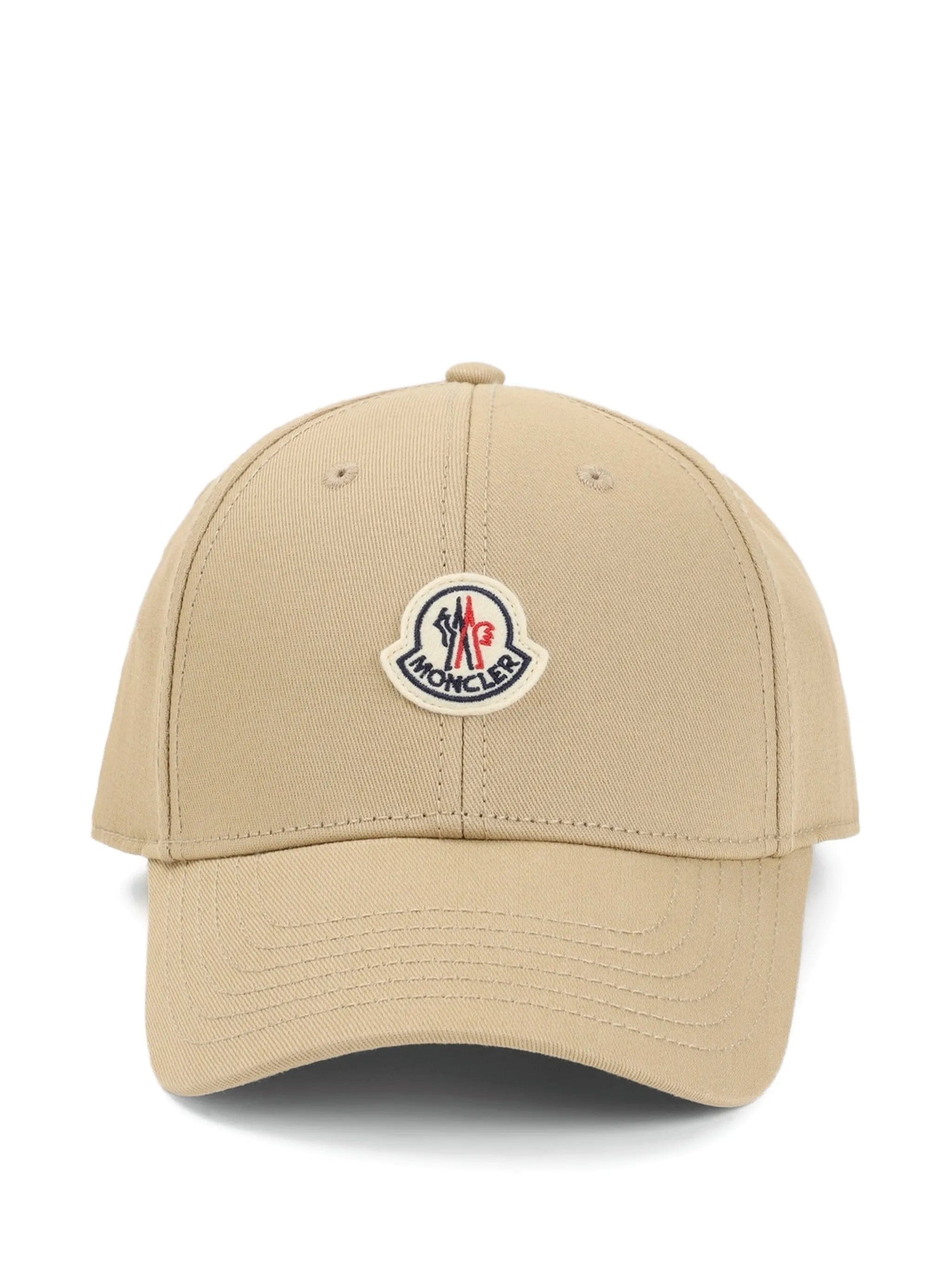 Moncler logo patch baseball cap