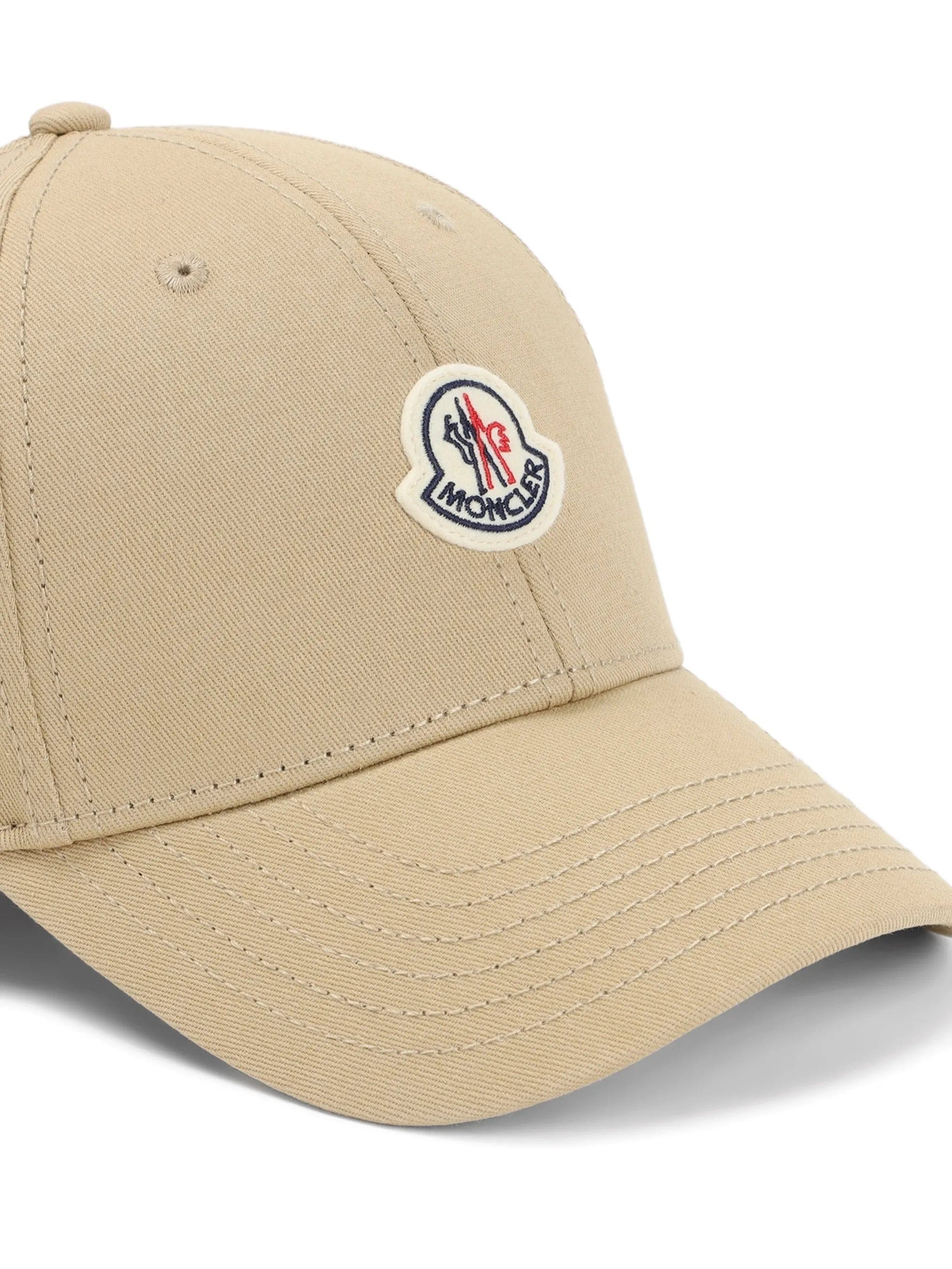 Moncler logo patch baseball cap