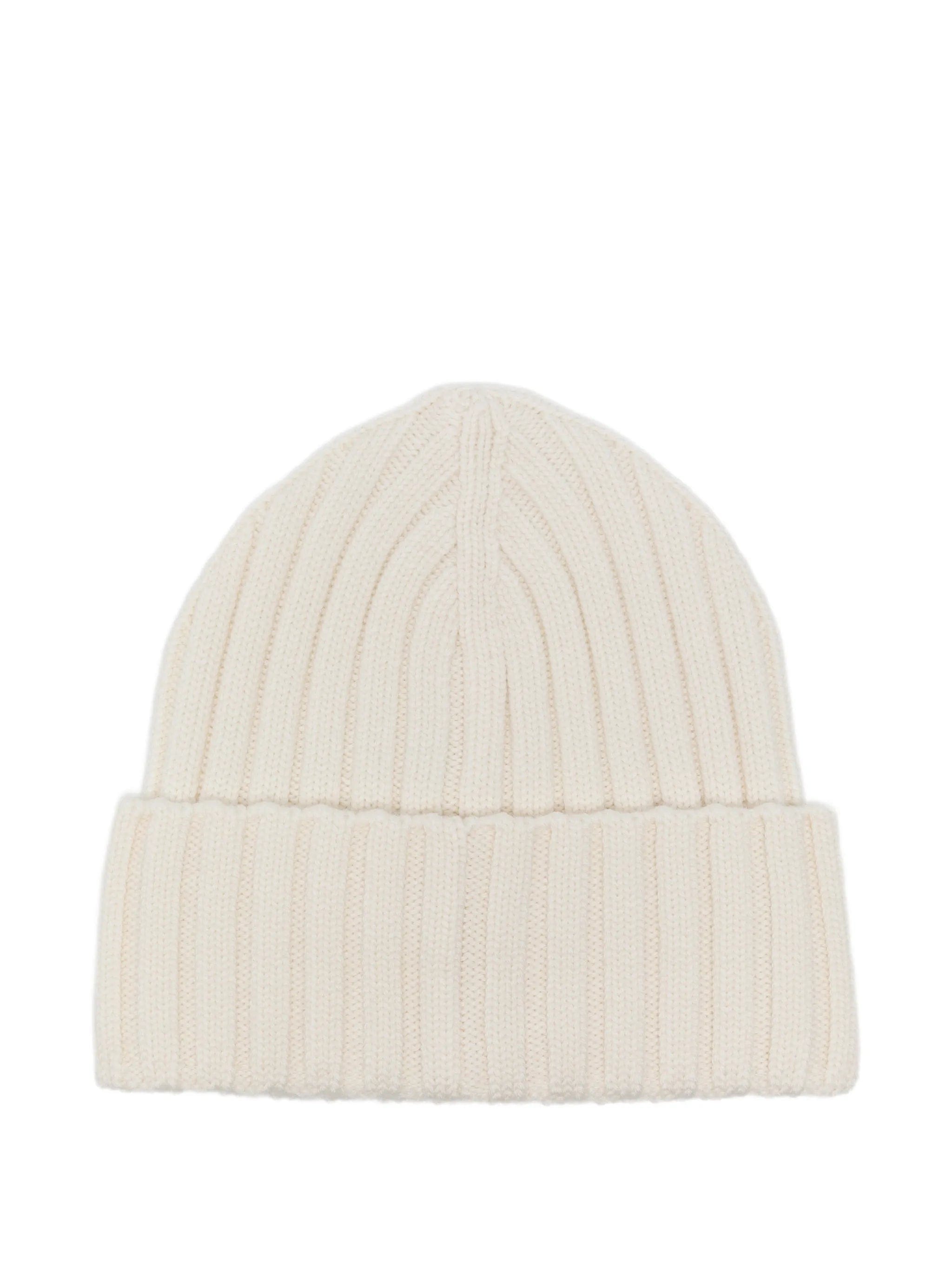 Moncler logo - patch ribbed - knit beanie hat