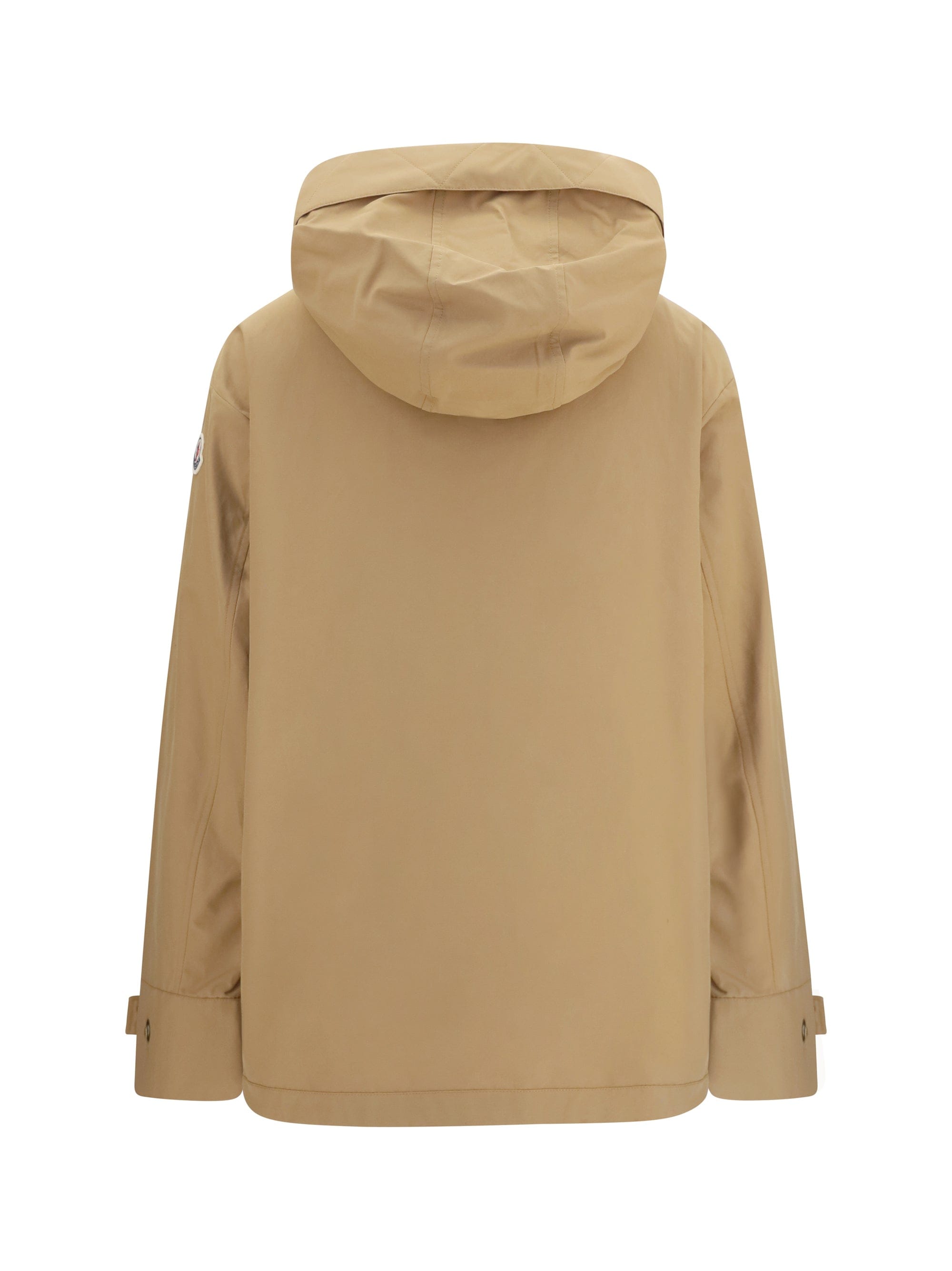 Moncler Hooded Technical Jacket — Brown