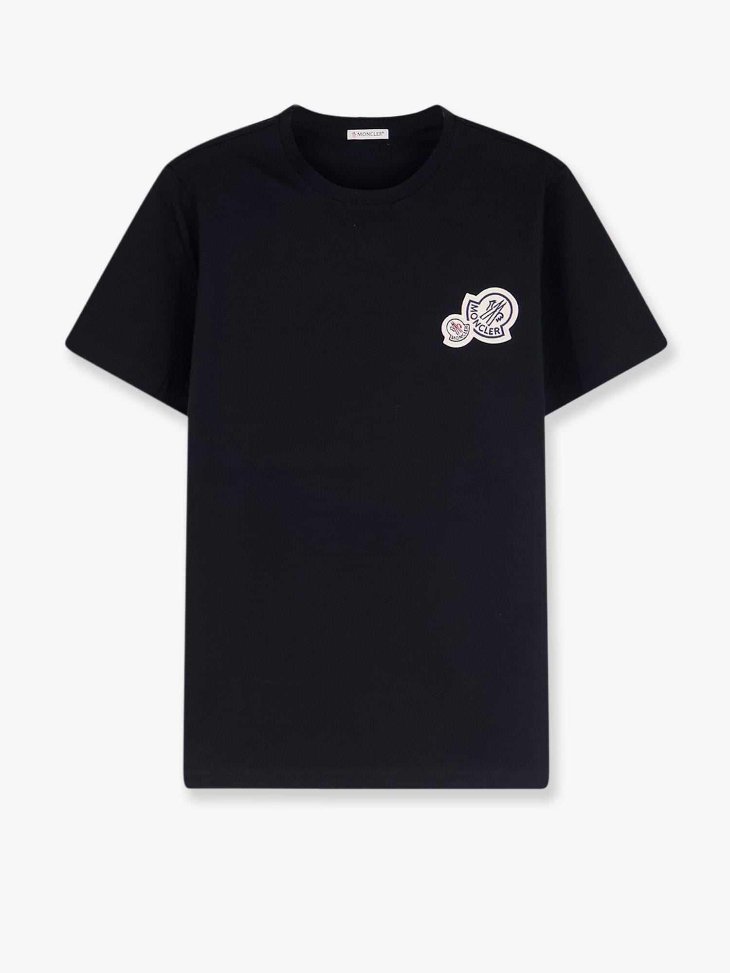 Moncler Biologic cotton t - shirt with Logo patch