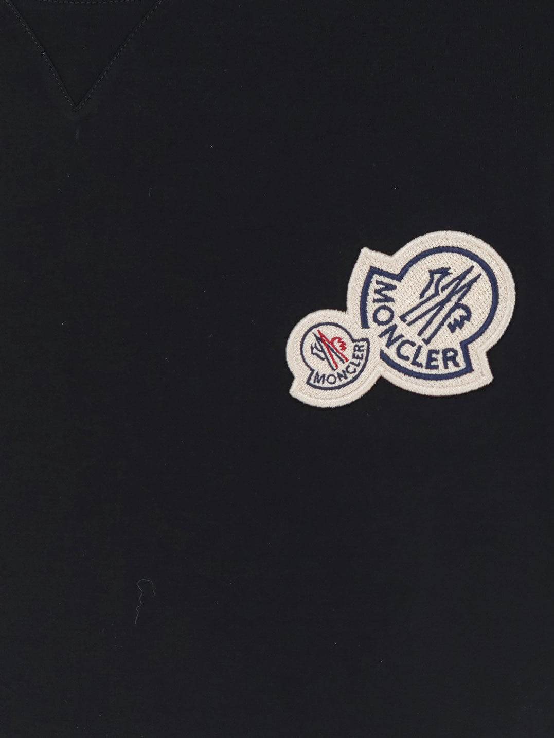Moncler Biologic cotton t - shirt with Logo patch