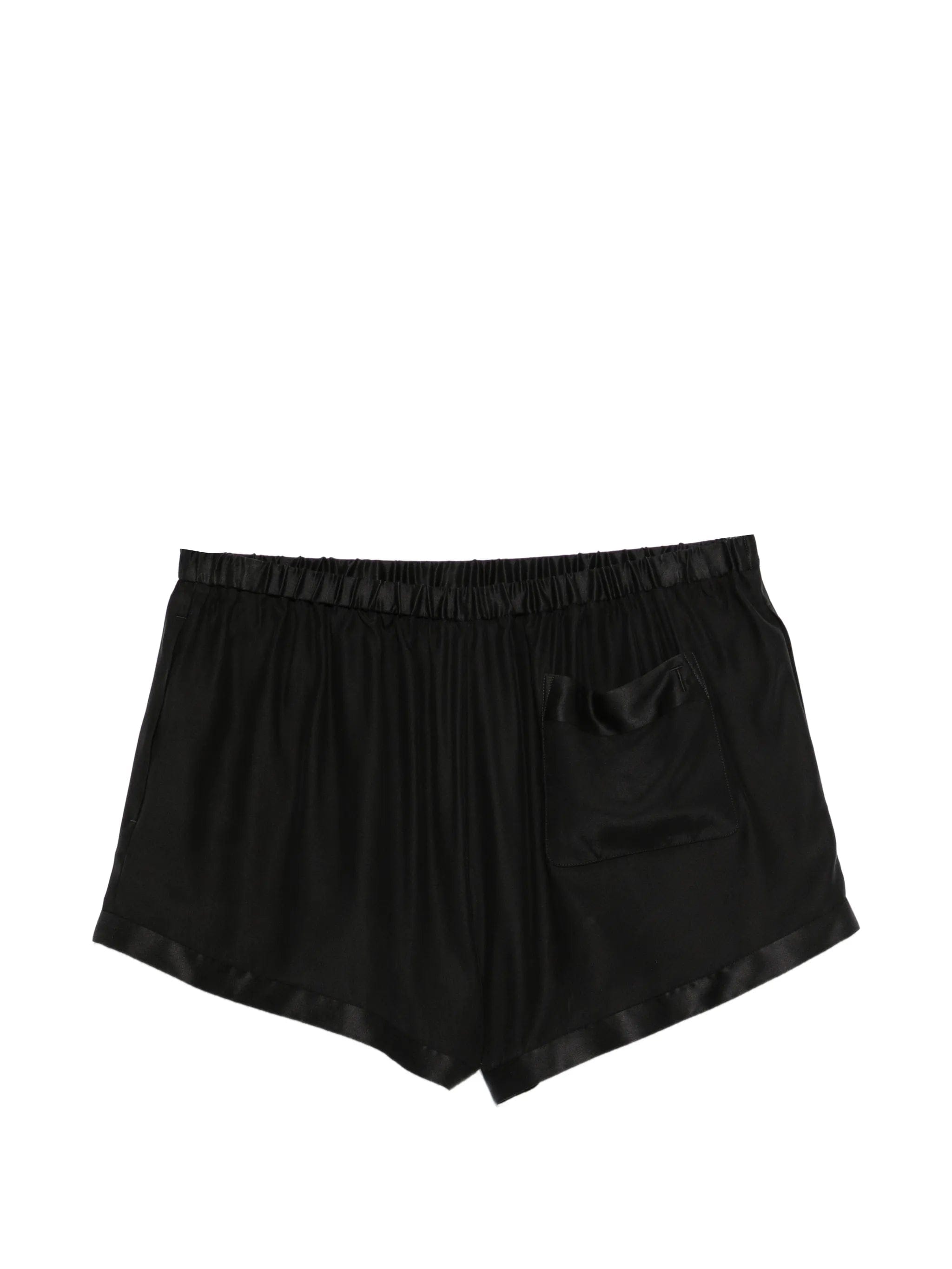 TOM FORD logo - embroidery pajama shorts