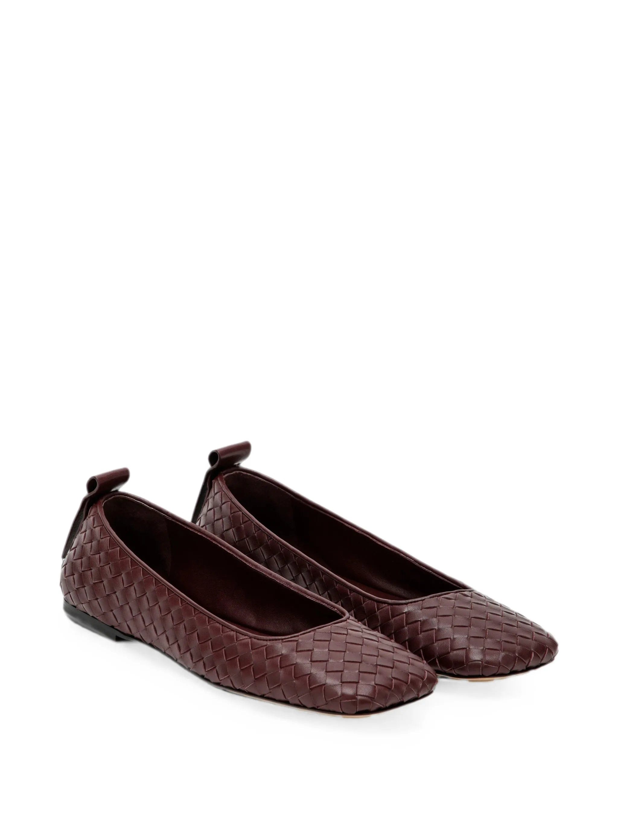Bottega Veneta Charlotte Intrecciato ballerina shoes