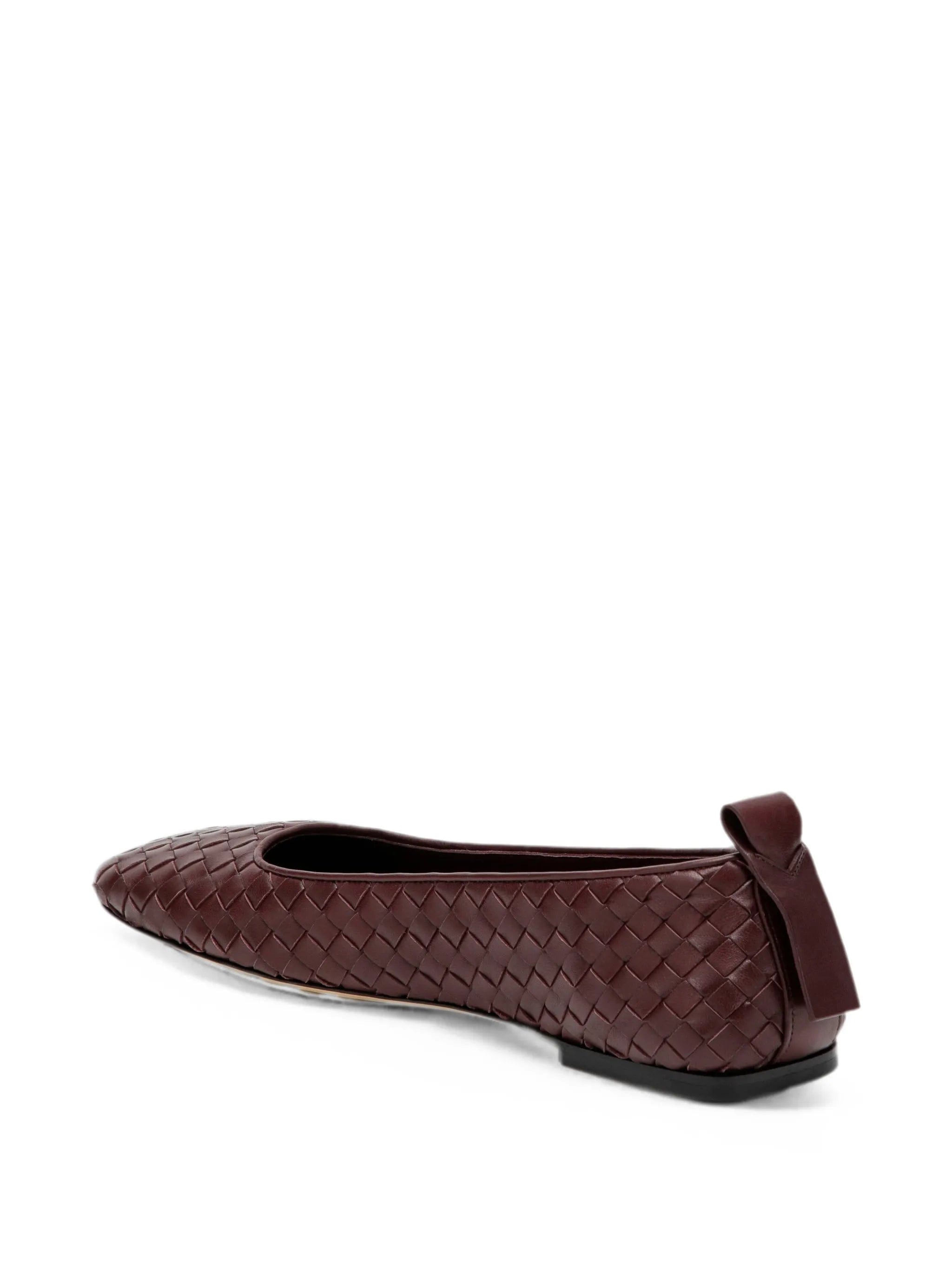Bottega Veneta Charlotte Intrecciato ballerina shoes