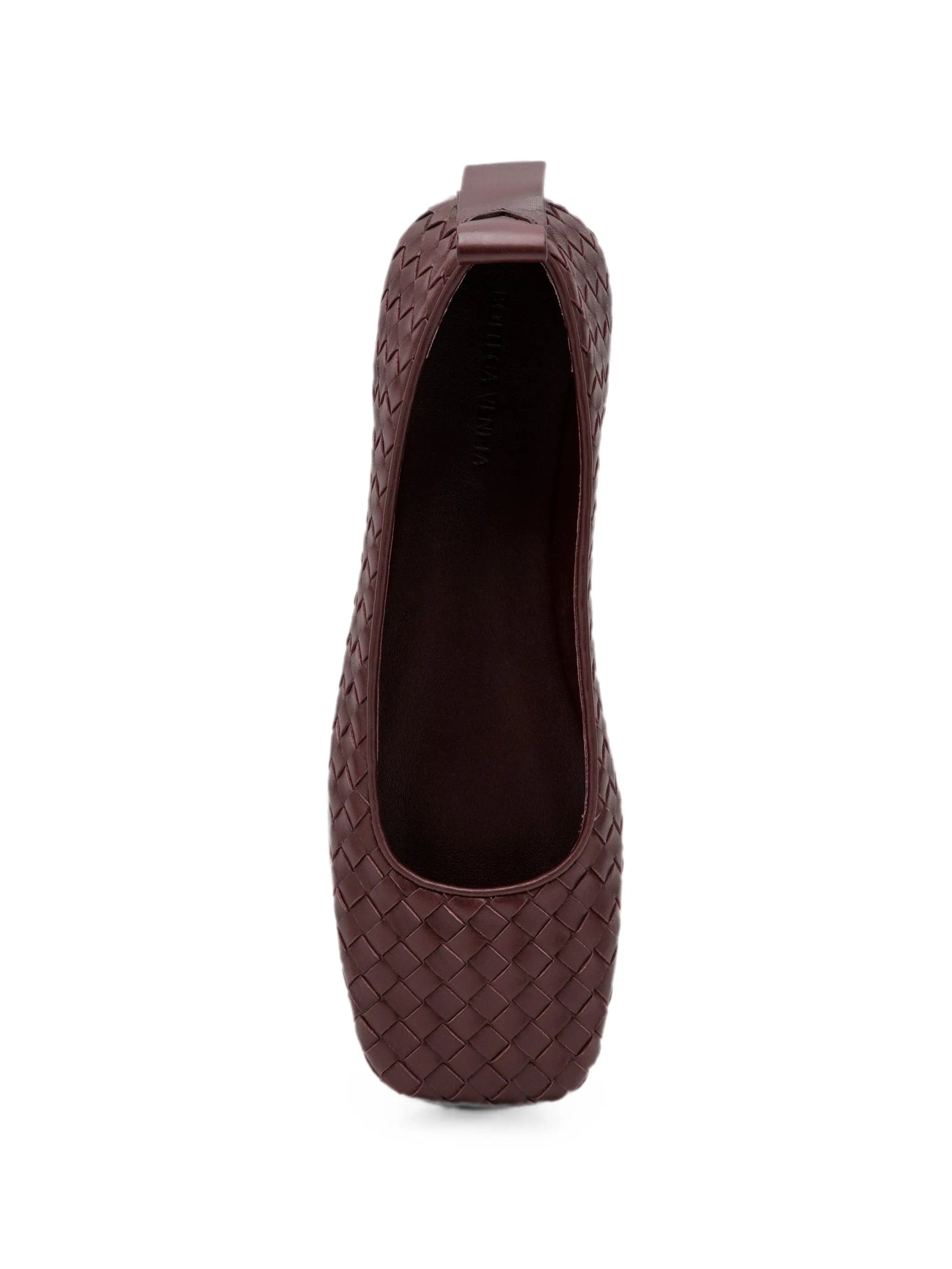 Bottega Veneta Charlotte Intrecciato ballerina shoes