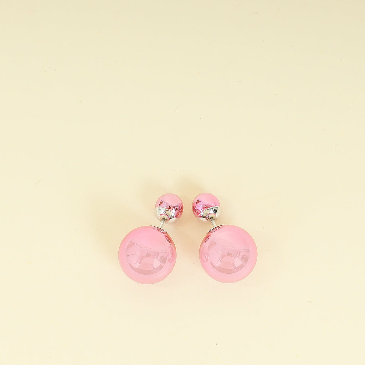 Christian Dior Pink Tribale Earrings