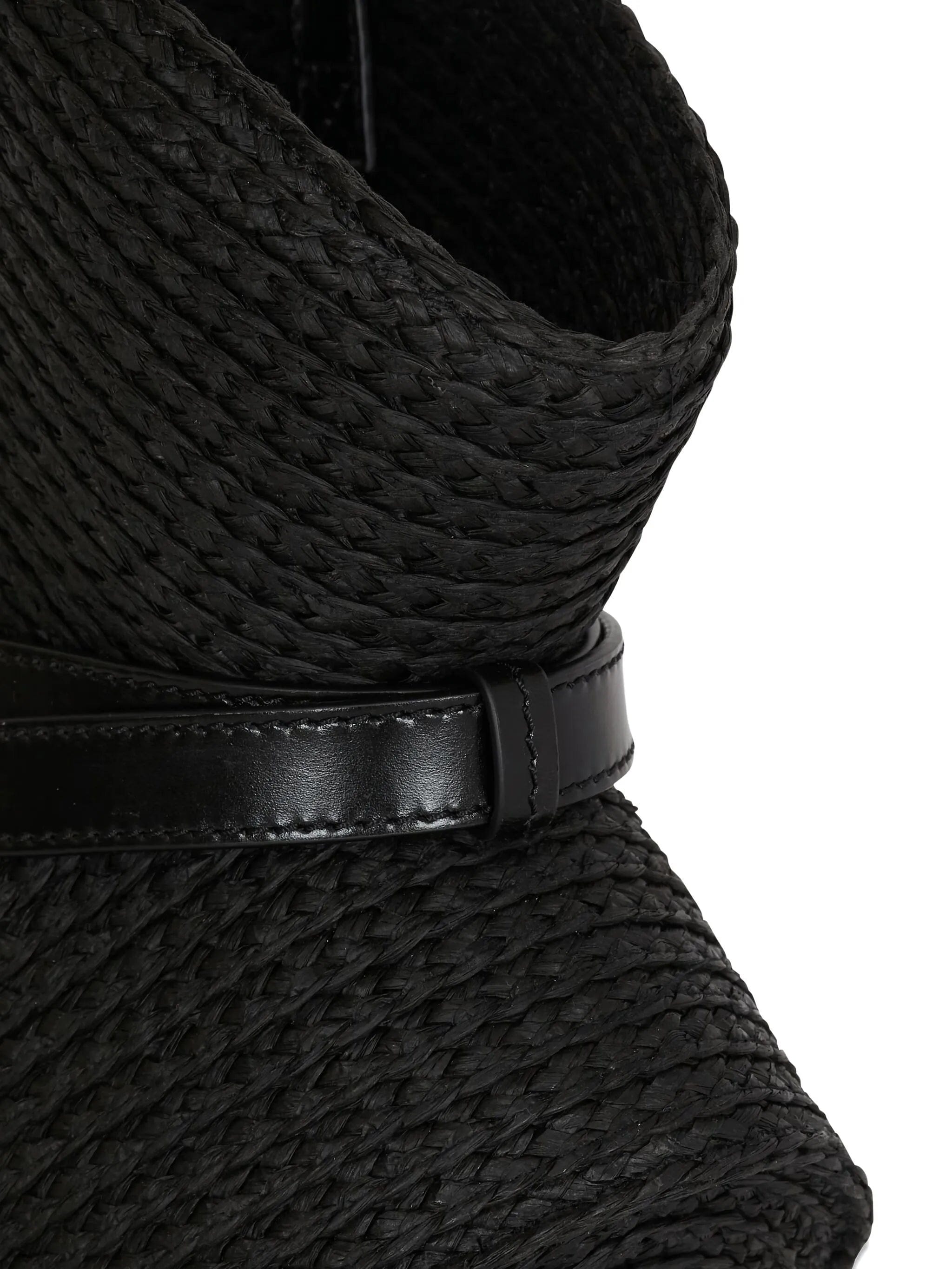 Balmain medium Shuffle raffia belted tote bag