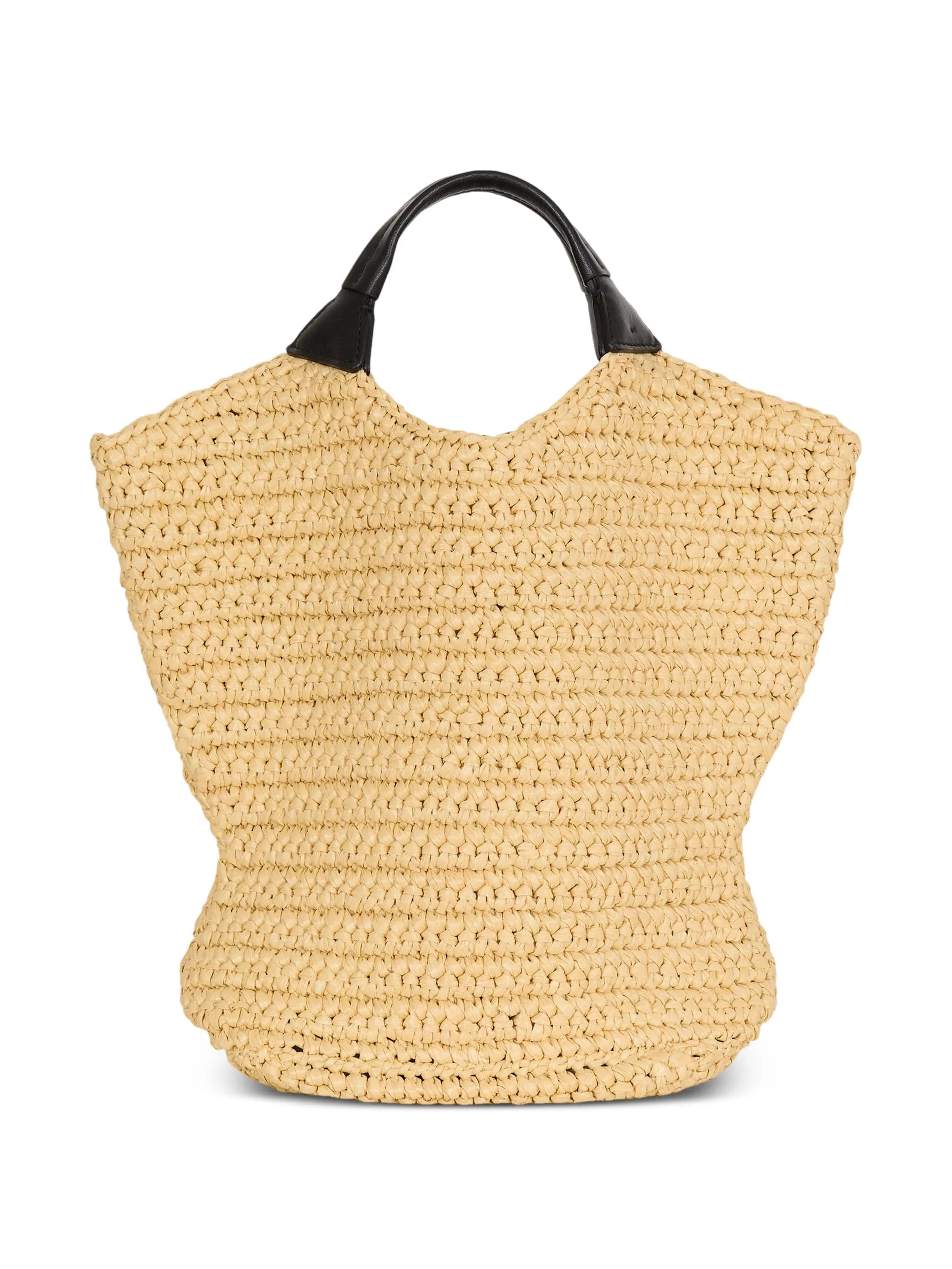 Balmain mini crochet tote bag