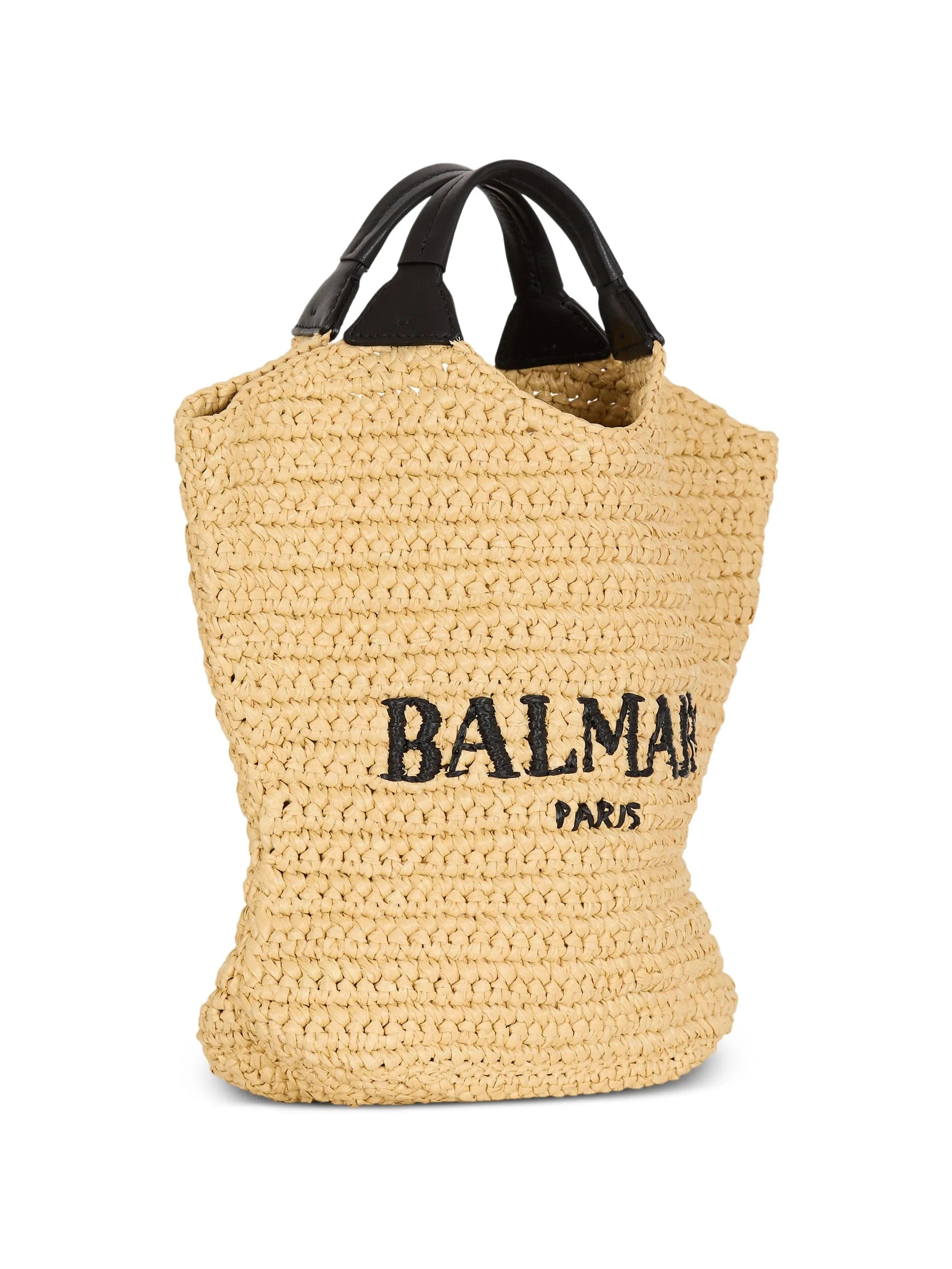 Balmain mini crochet tote bag
