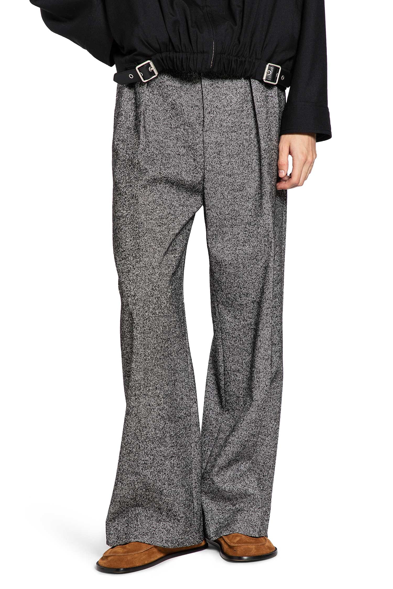 Loewe Wide Leg Twill Trousers