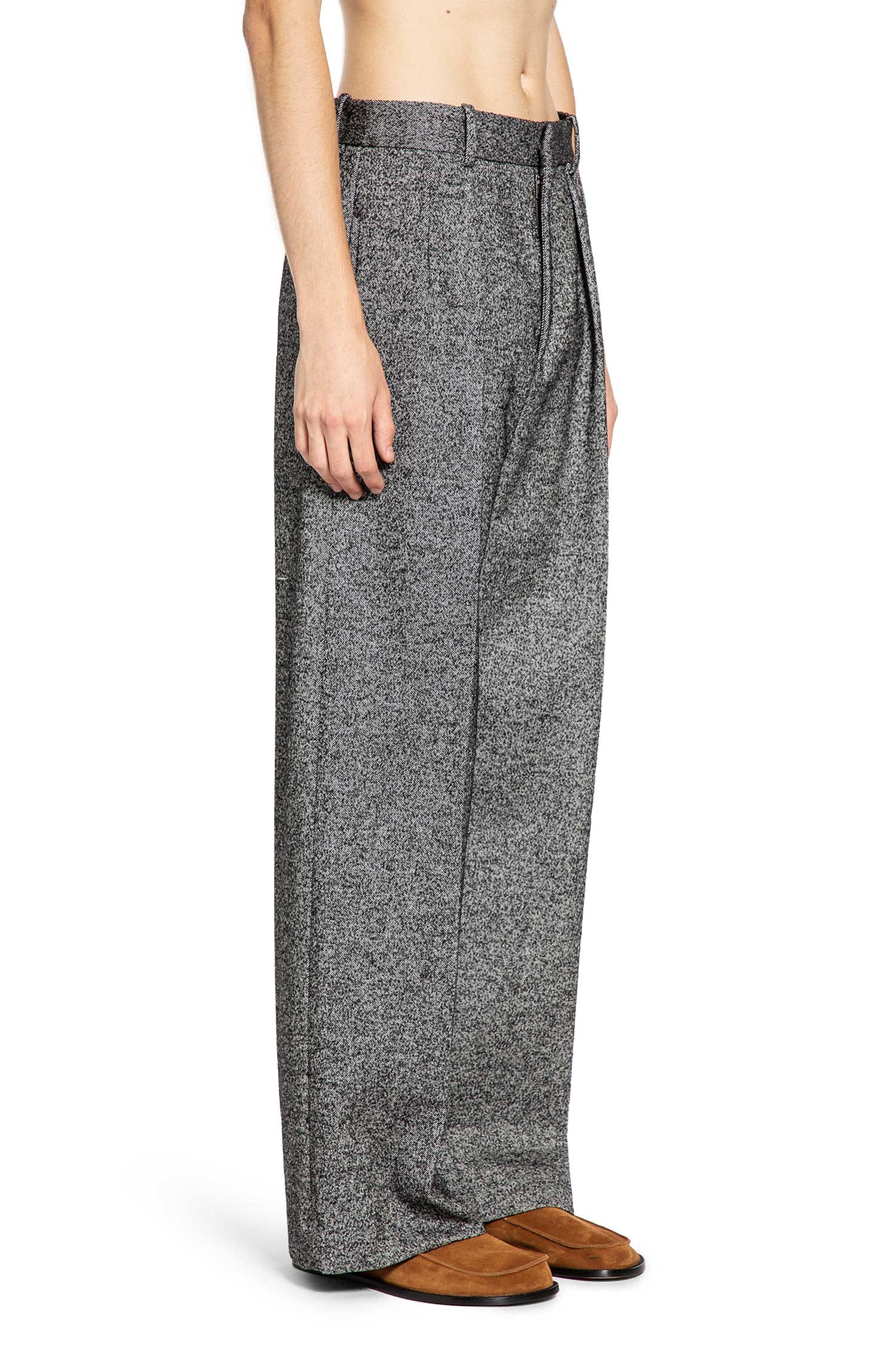 Loewe Wide Leg Twill Trousers