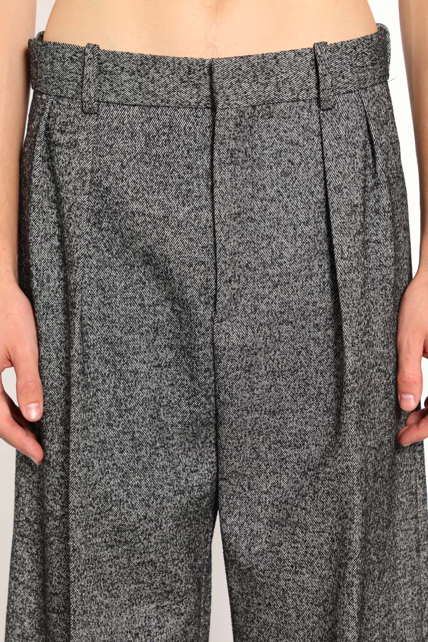 Loewe Wide Leg Twill Trousers