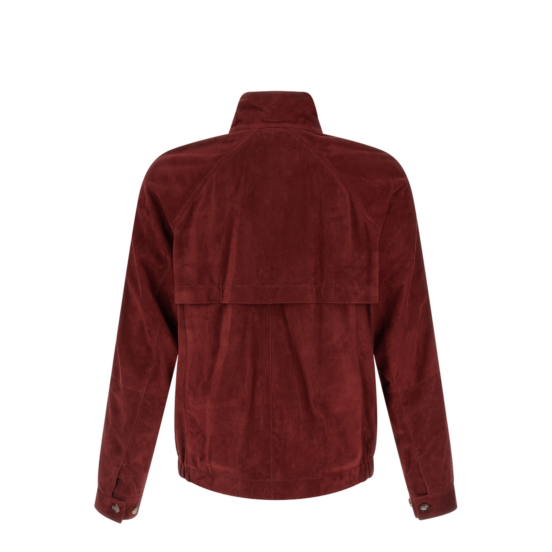 Brunello Cucinelli Stand - Collar Suede Jacket