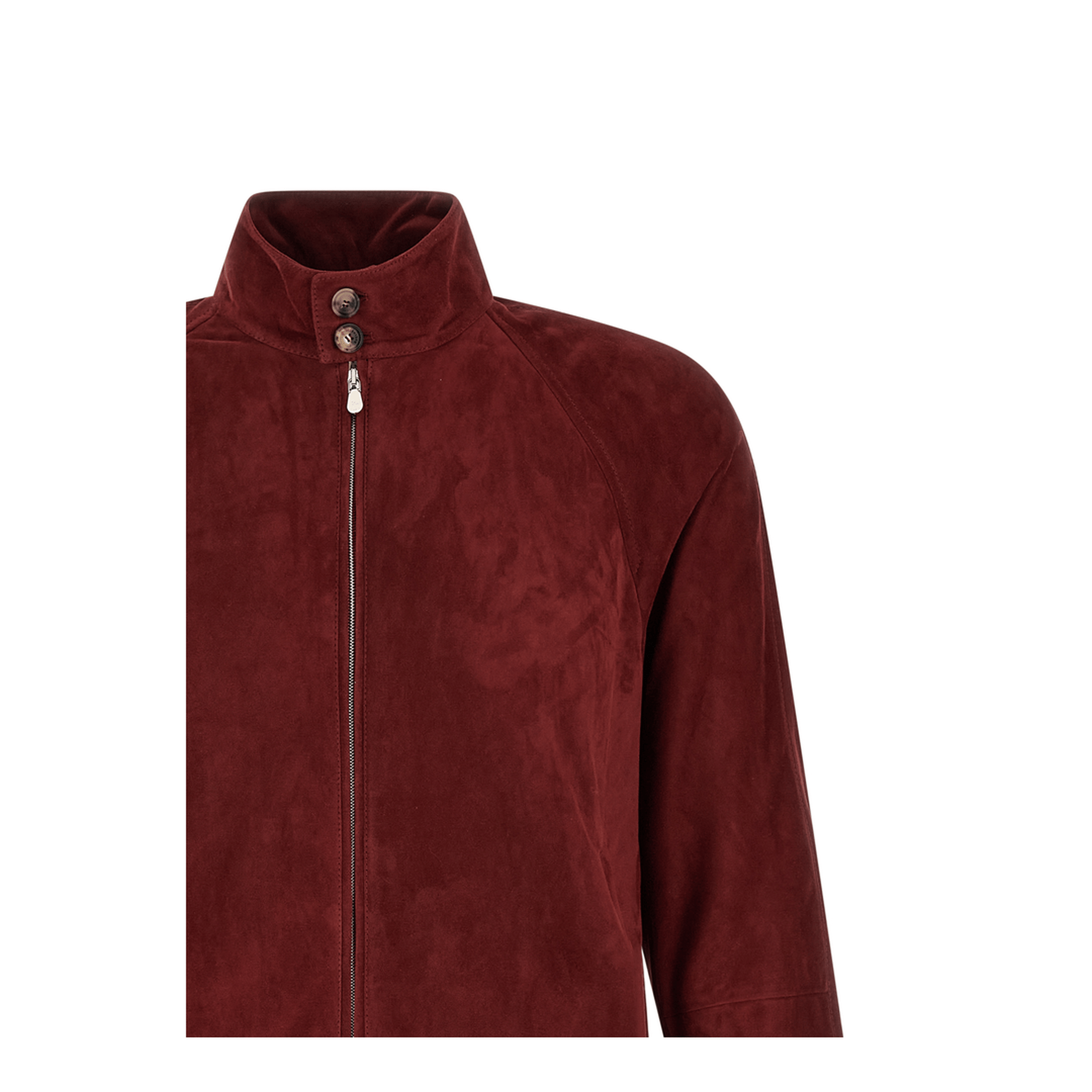 Brunello Cucinelli Stand - Collar Suede Jacket