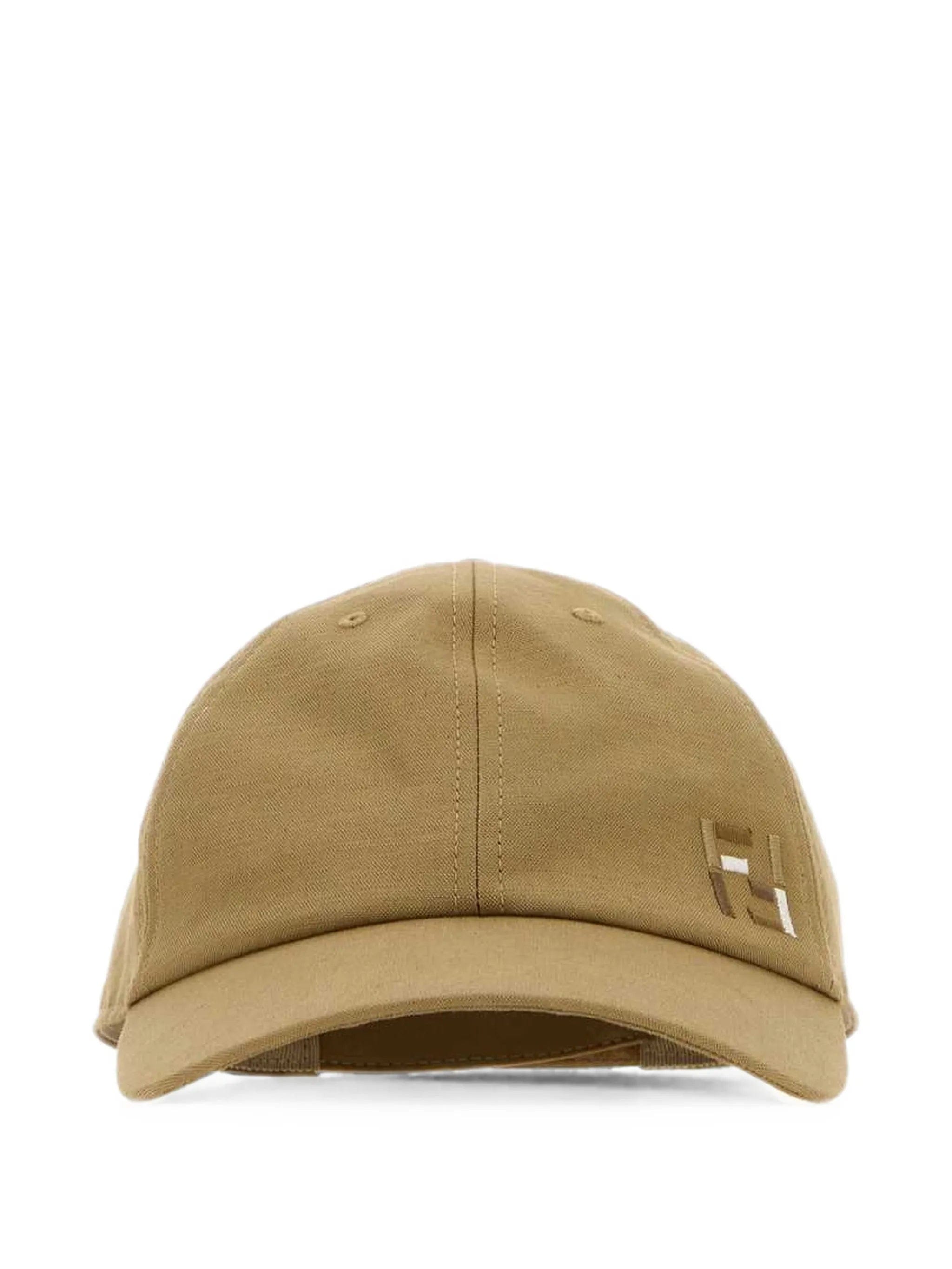 Fendi logo - plaque baseball cap
