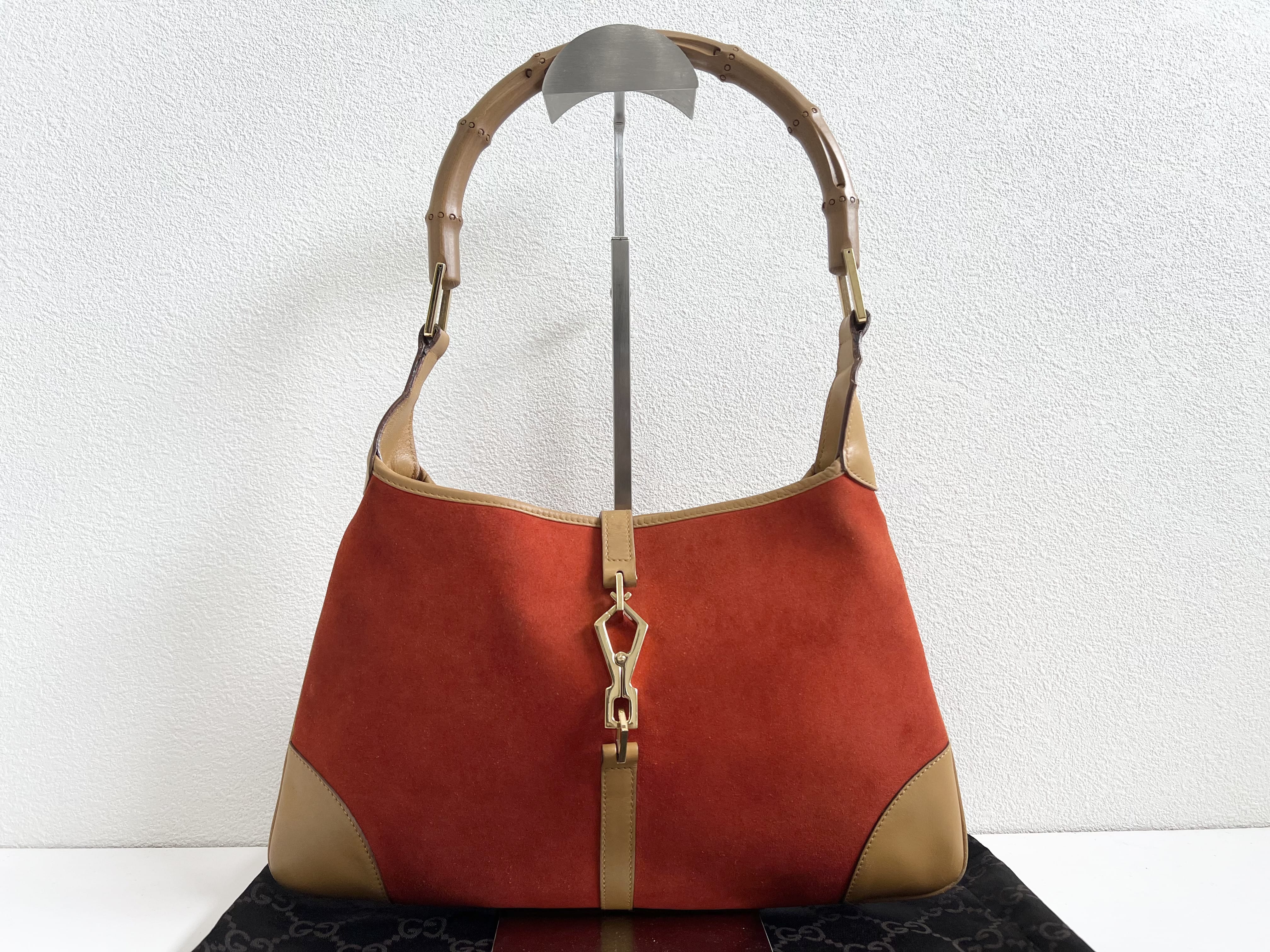 Gucci (12476_0163)GUCCI Bambou GUCCI Gucci Candeenski Jackie Cuir Daim Sac à main Sac à bandoulière Sac une épaule Sac à bandoulière z3idgwyn6w AKC1135