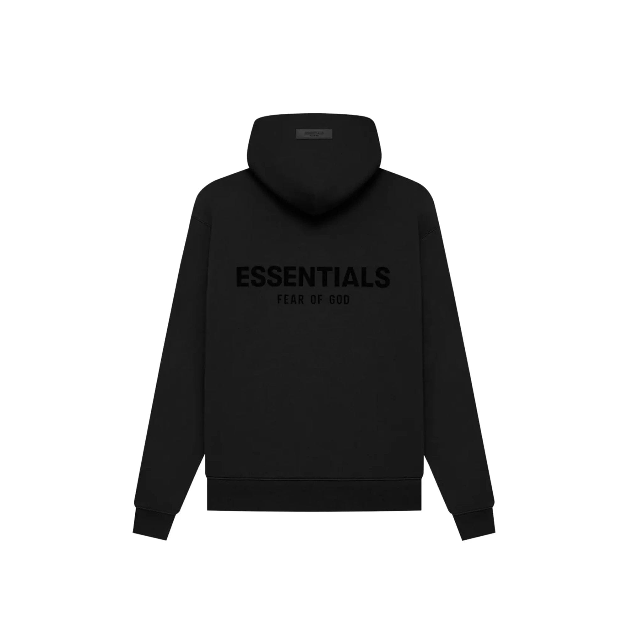 Fear of God ESSENTIALS Pullover Chest Logo Hoodie Stretch Limo / Black (2022)