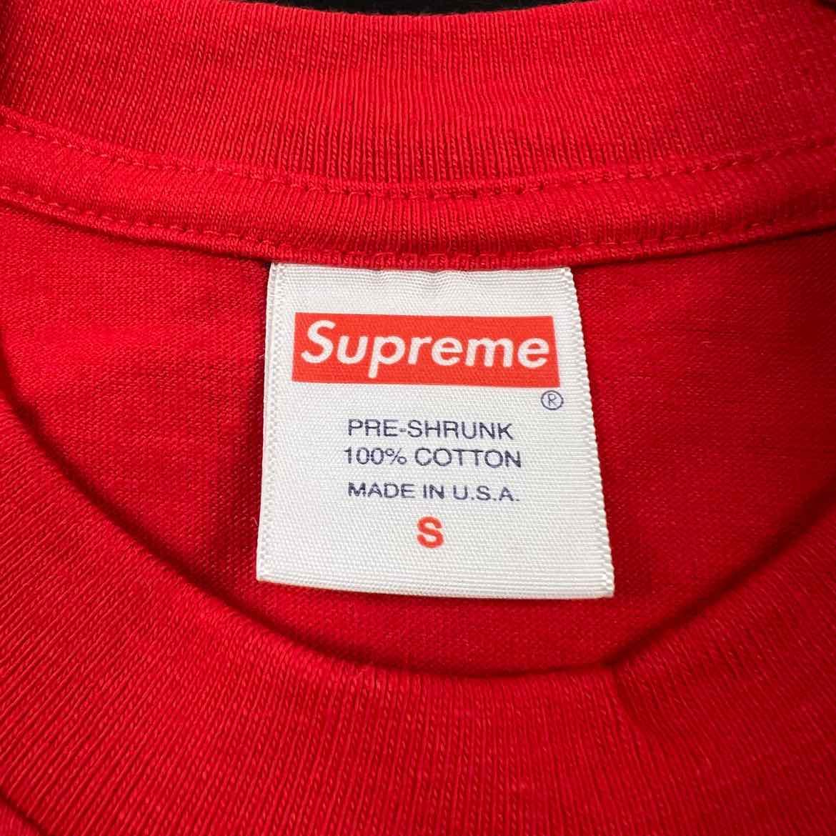 Supreme T - Shirt MIDDLE FINGER TO THE WORLD Red New Size S
