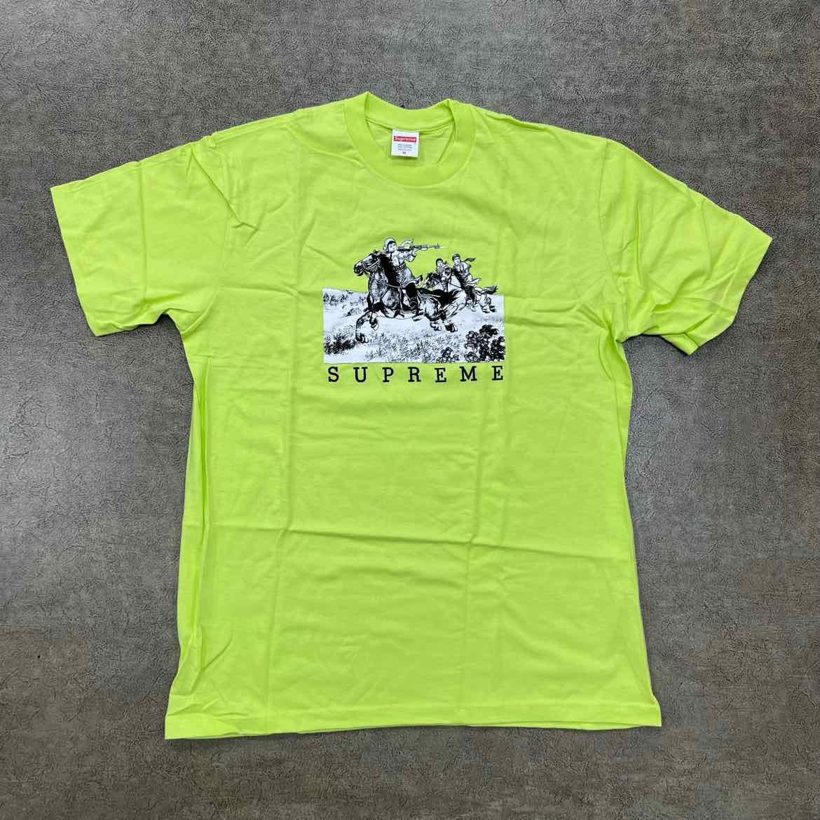 Supreme T - Shirt RIDERS Neon New Size M