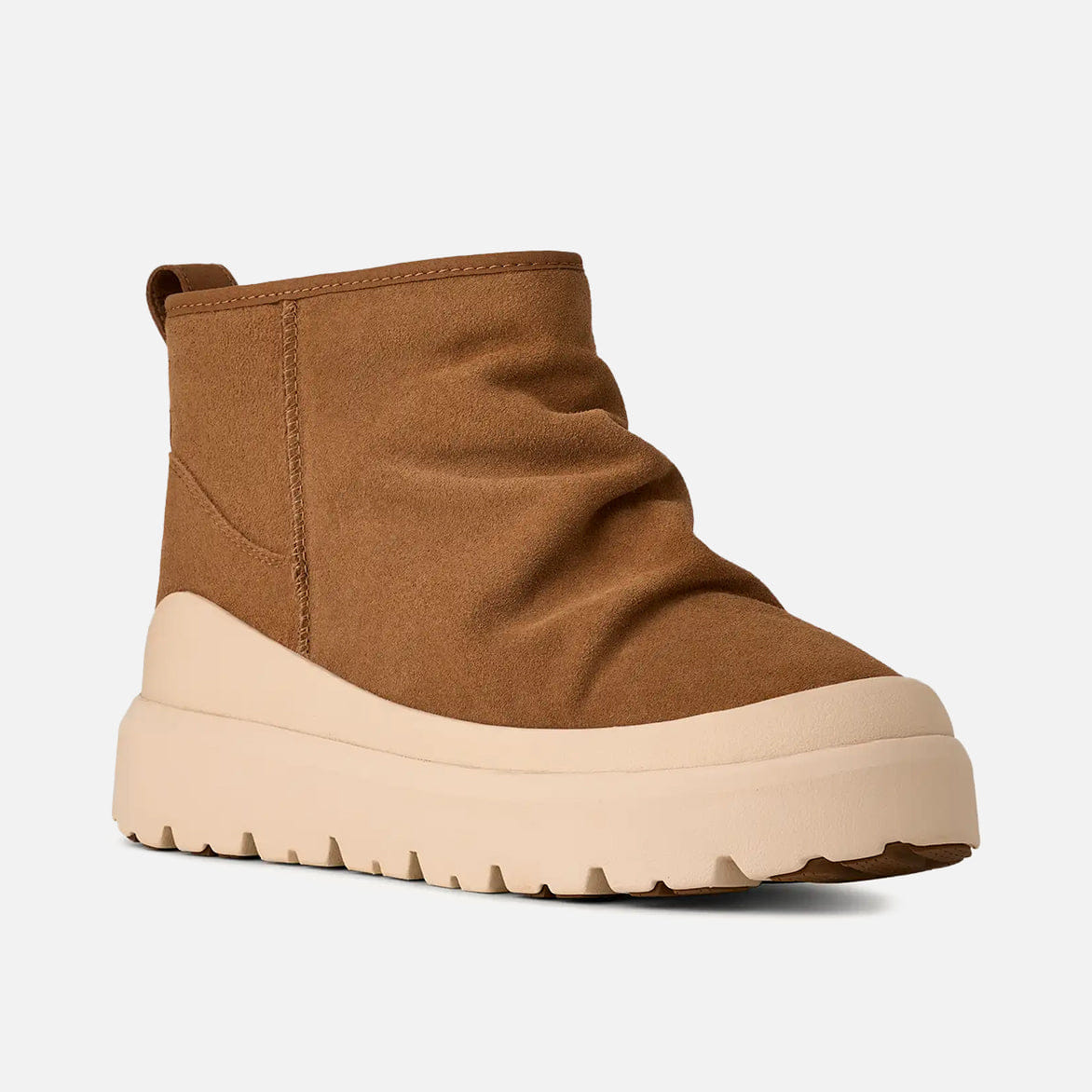 UGG MENS HERITAGE UTILITY MINI - CHESTNUT / WHITECAP