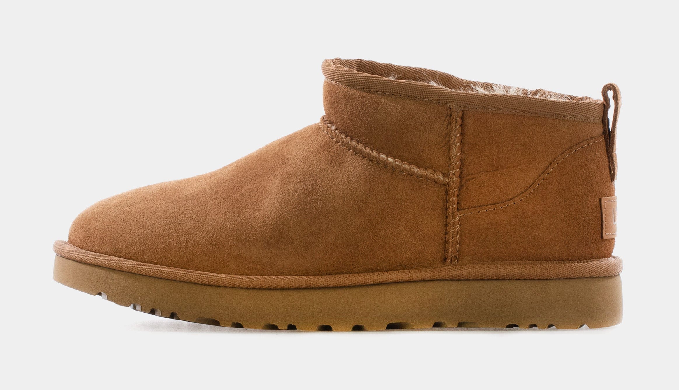 UGG Classic Ultra Mini Boot Womens Boots (Chestnut)