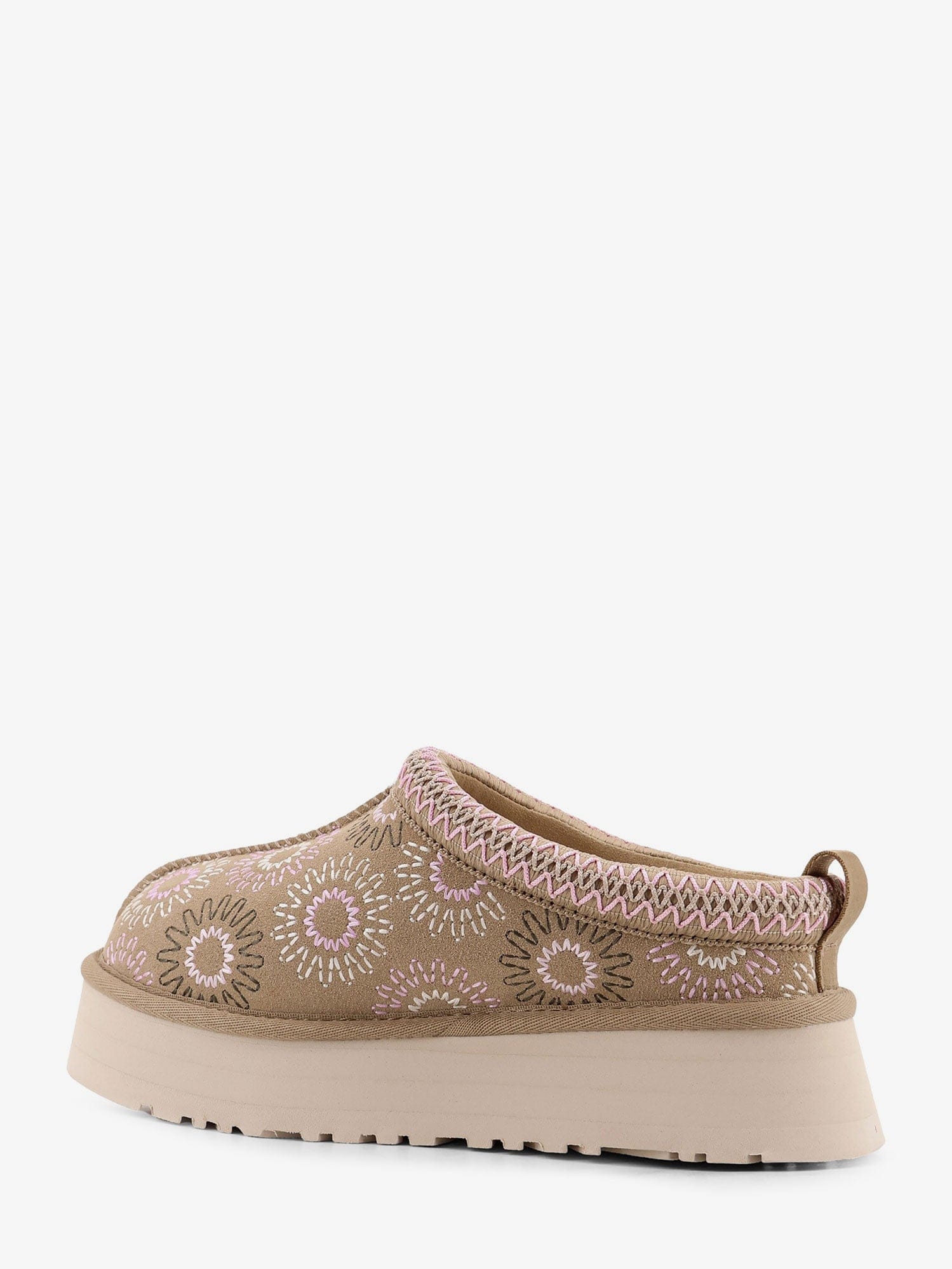 UGG W Tazz suede sandals with multicolor embroidery