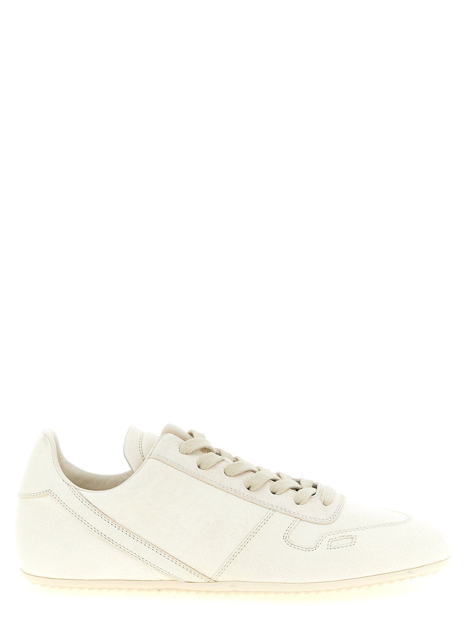 Rick Owens Minimal Sneak Sneaker — Cream