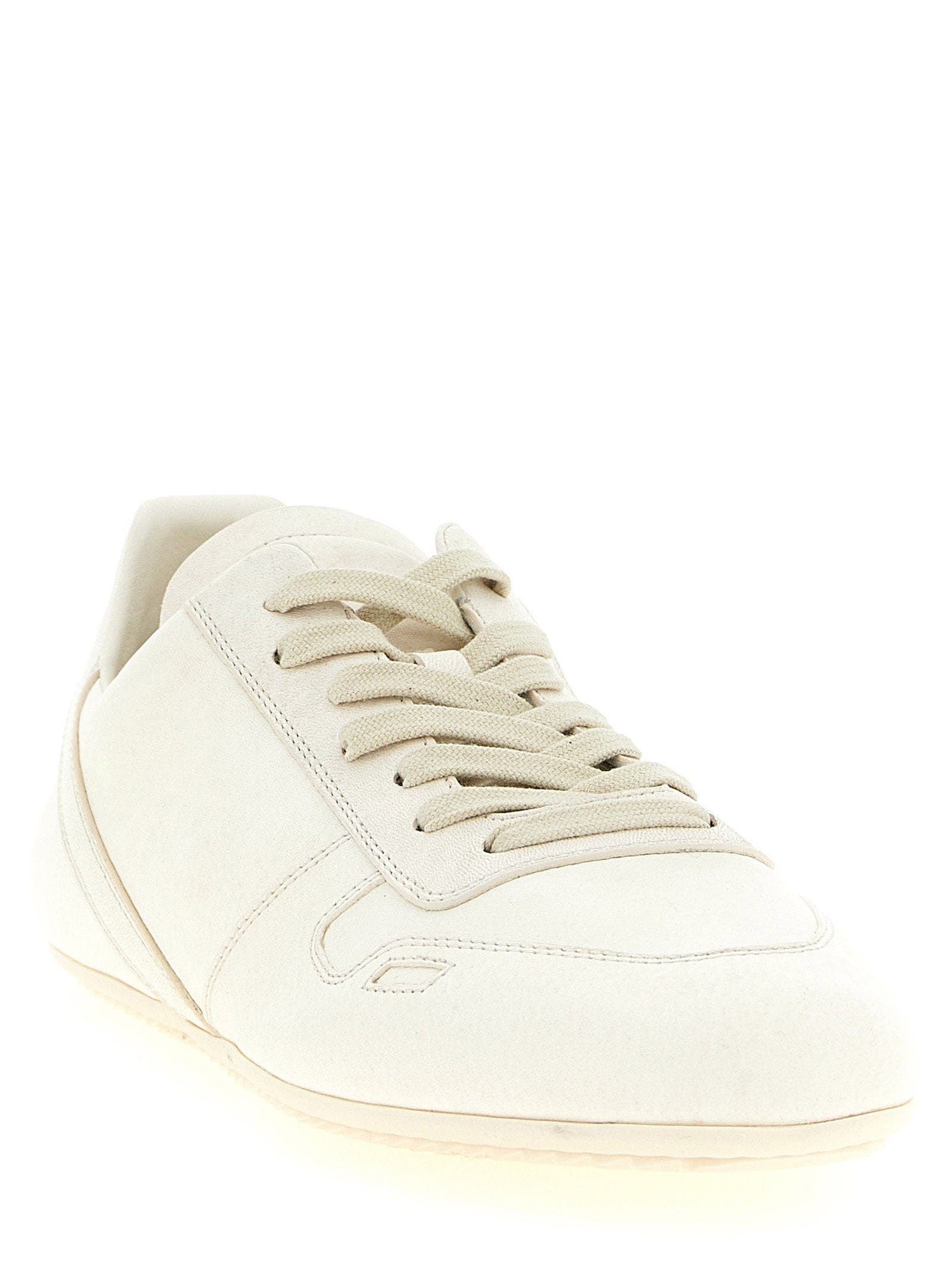 Rick Owens Minimal Sneak Sneaker — Cream