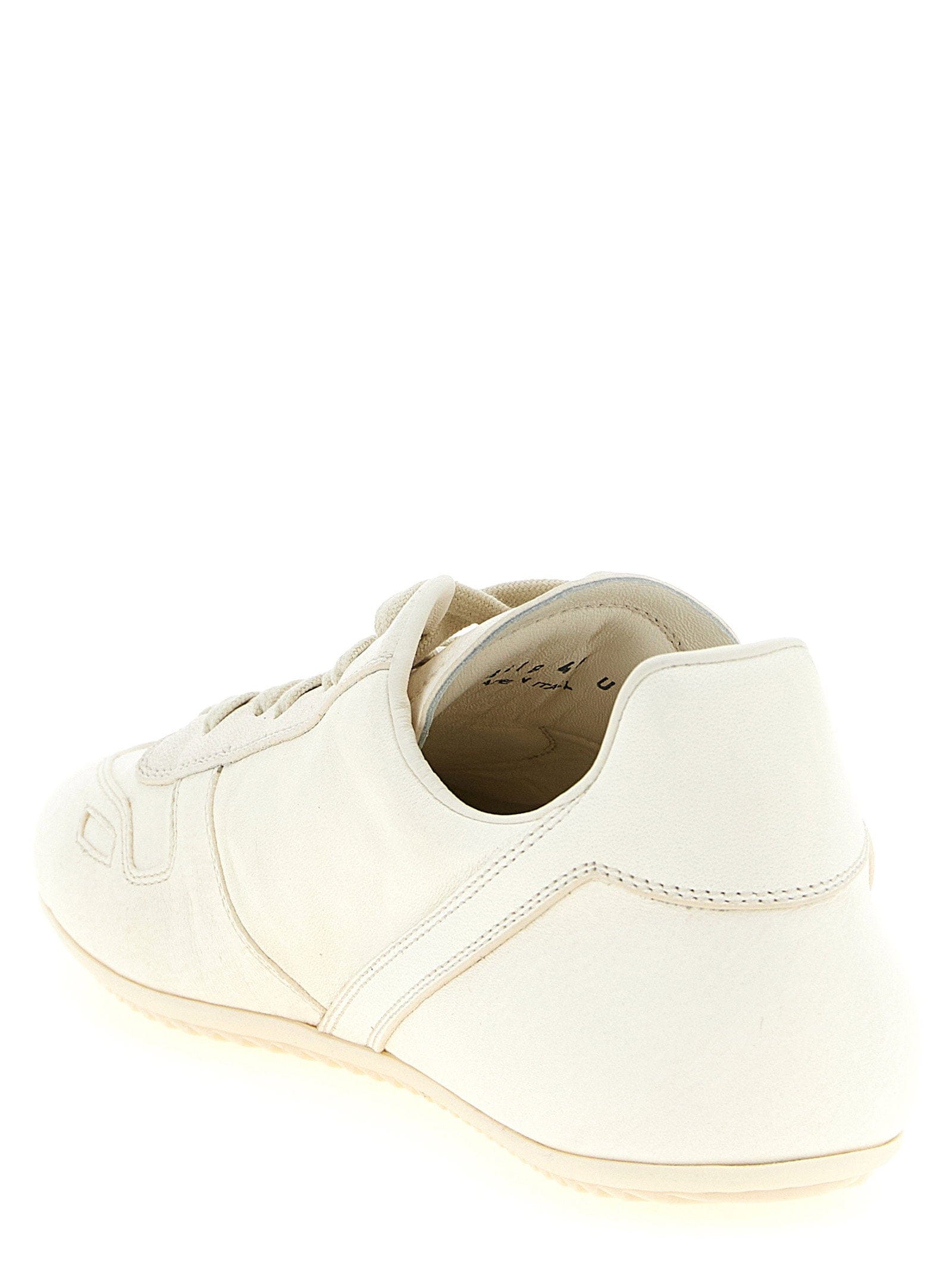 Rick Owens Minimal Sneak Sneaker — Cream