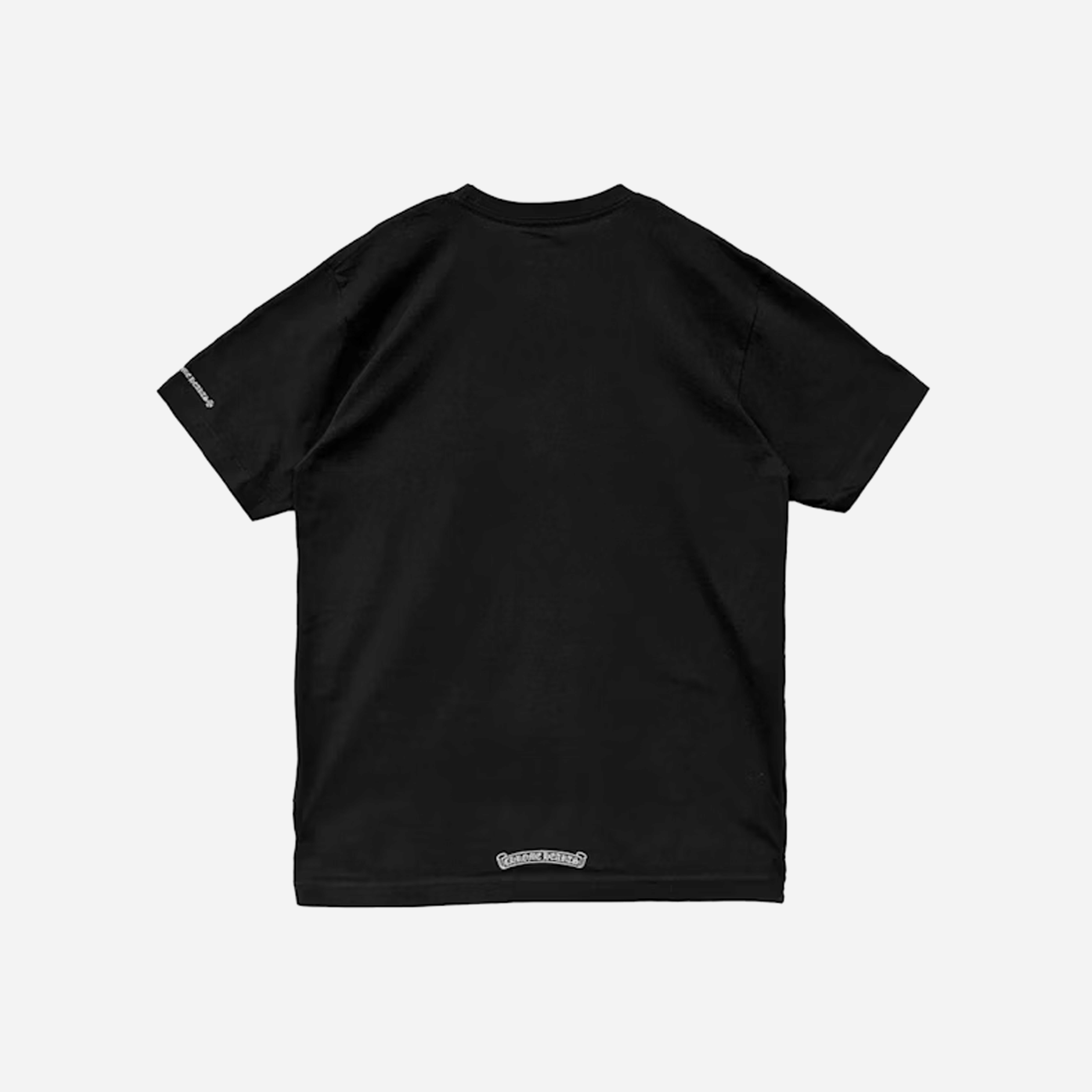 Chrome Hearts Short Sleeve Pocket Crew T - shirt Black