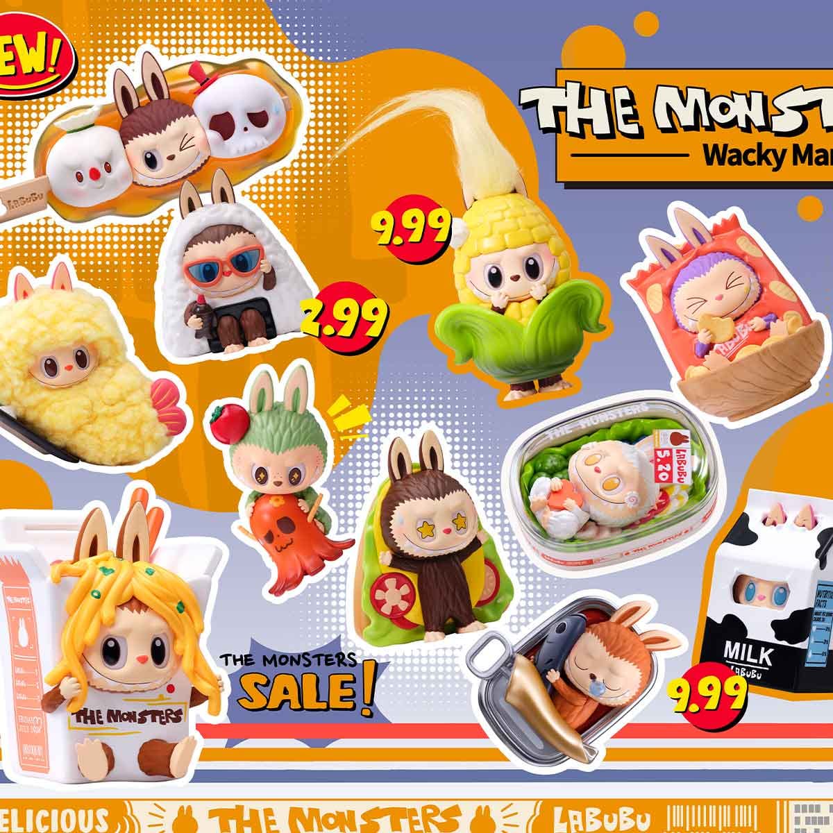 Pop Mart Labubu Wacky Mart Series Figure Pop Mart Blind Box