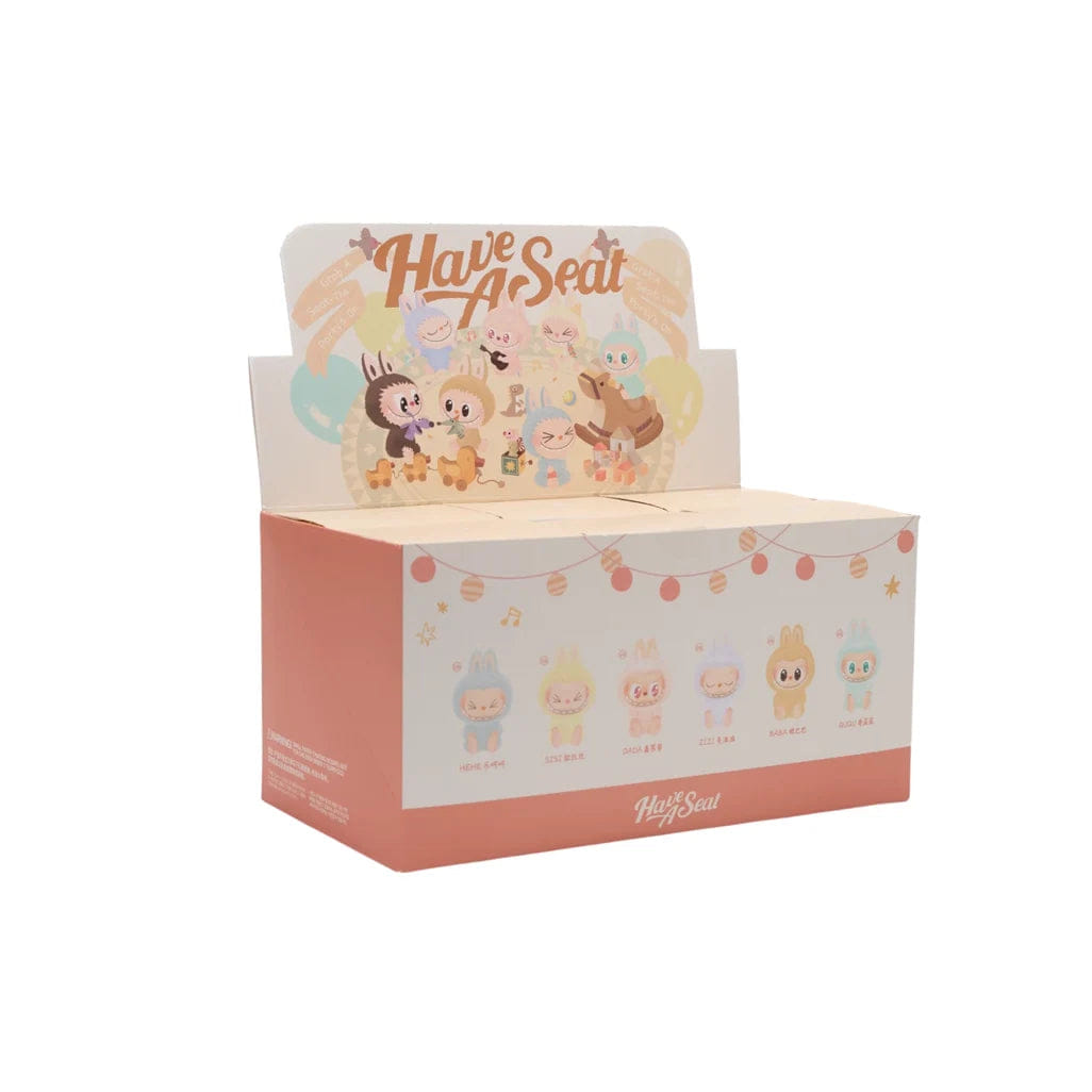Pop Mart Labubu The Monsters Have a Seat Vinyl Plush Sealed Case (6 Blind Box)